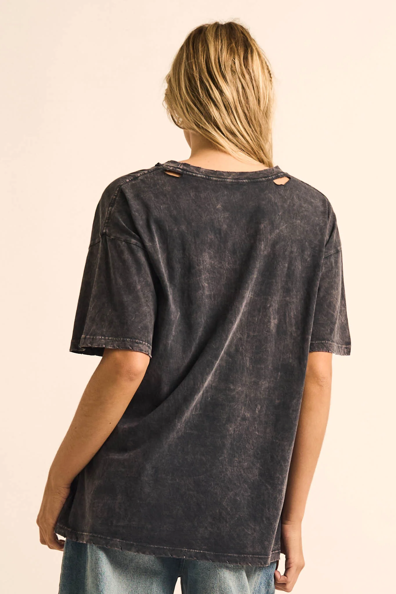 Crawdad Song Vintage-Wash Oversize Graphic Tee - Image 6