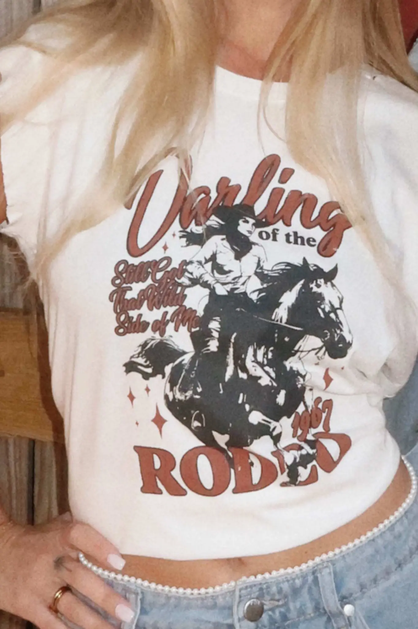 Darling of the Rodeo Sleeveless Graphic Tee - Image 2