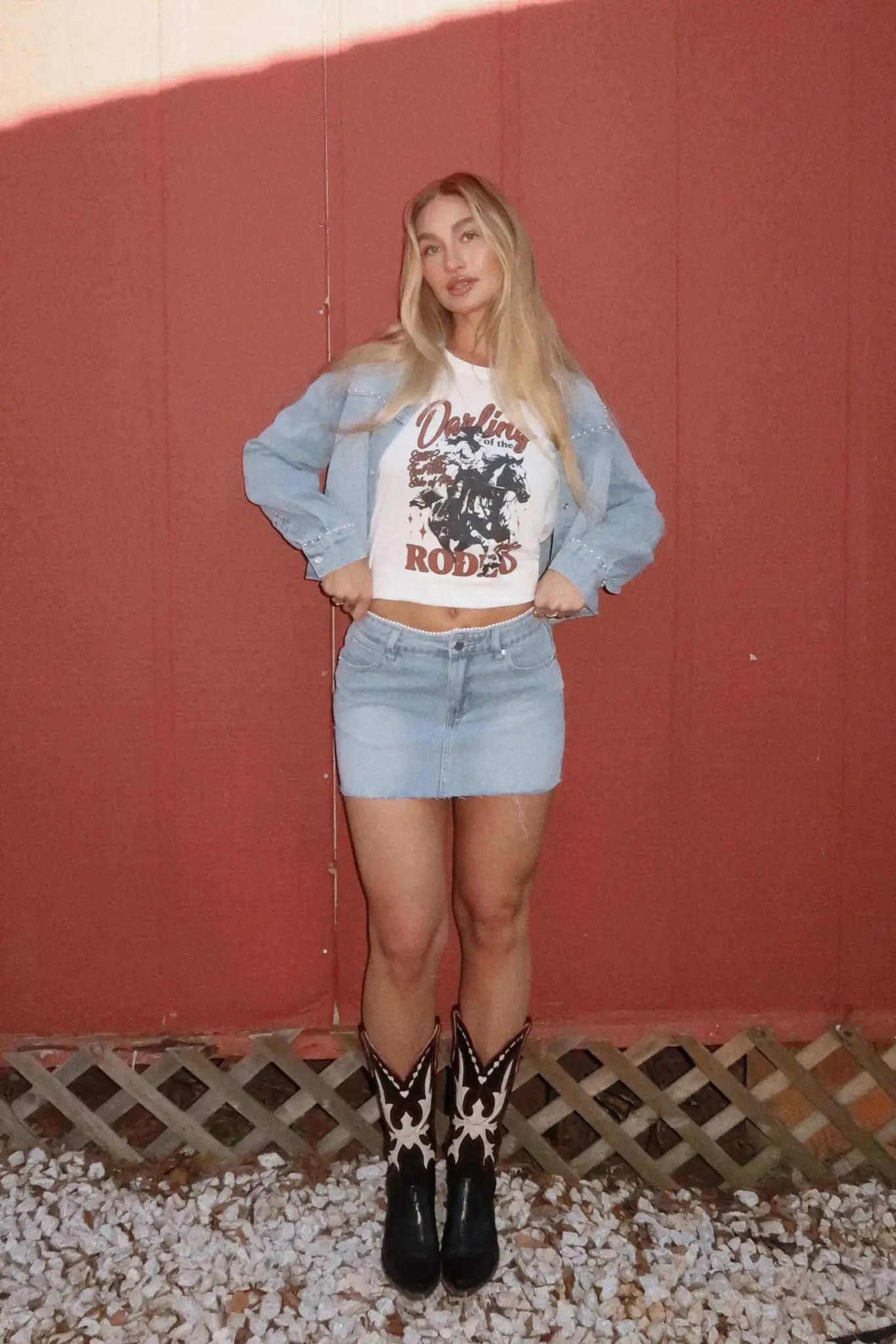 Darling of the Rodeo Sleeveless Graphic Tee - Image 3