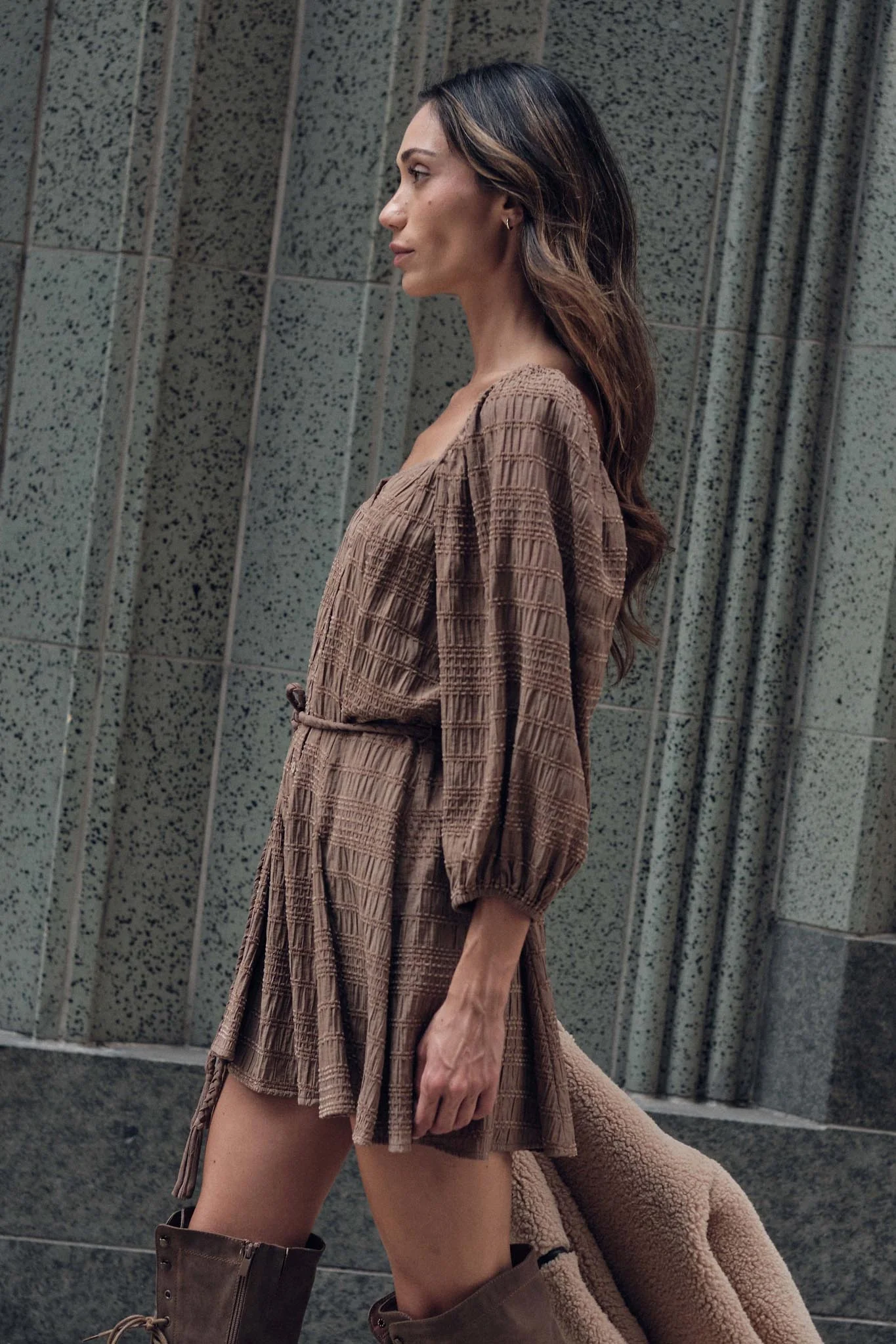 Day by Day Smocked Bubble-Sleeve Romper - Image 3
