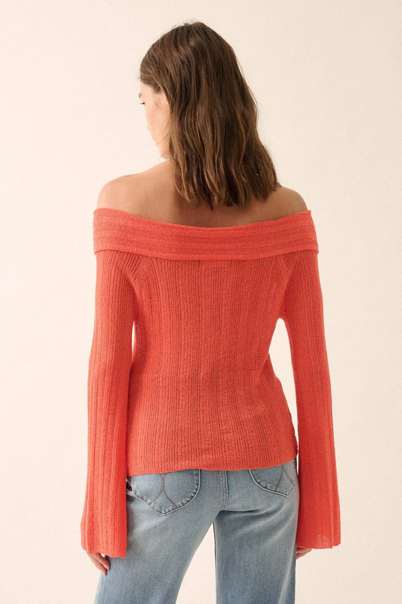 Dear Diary Off-Shoulder Tie-Front Cardigan - Image 15
