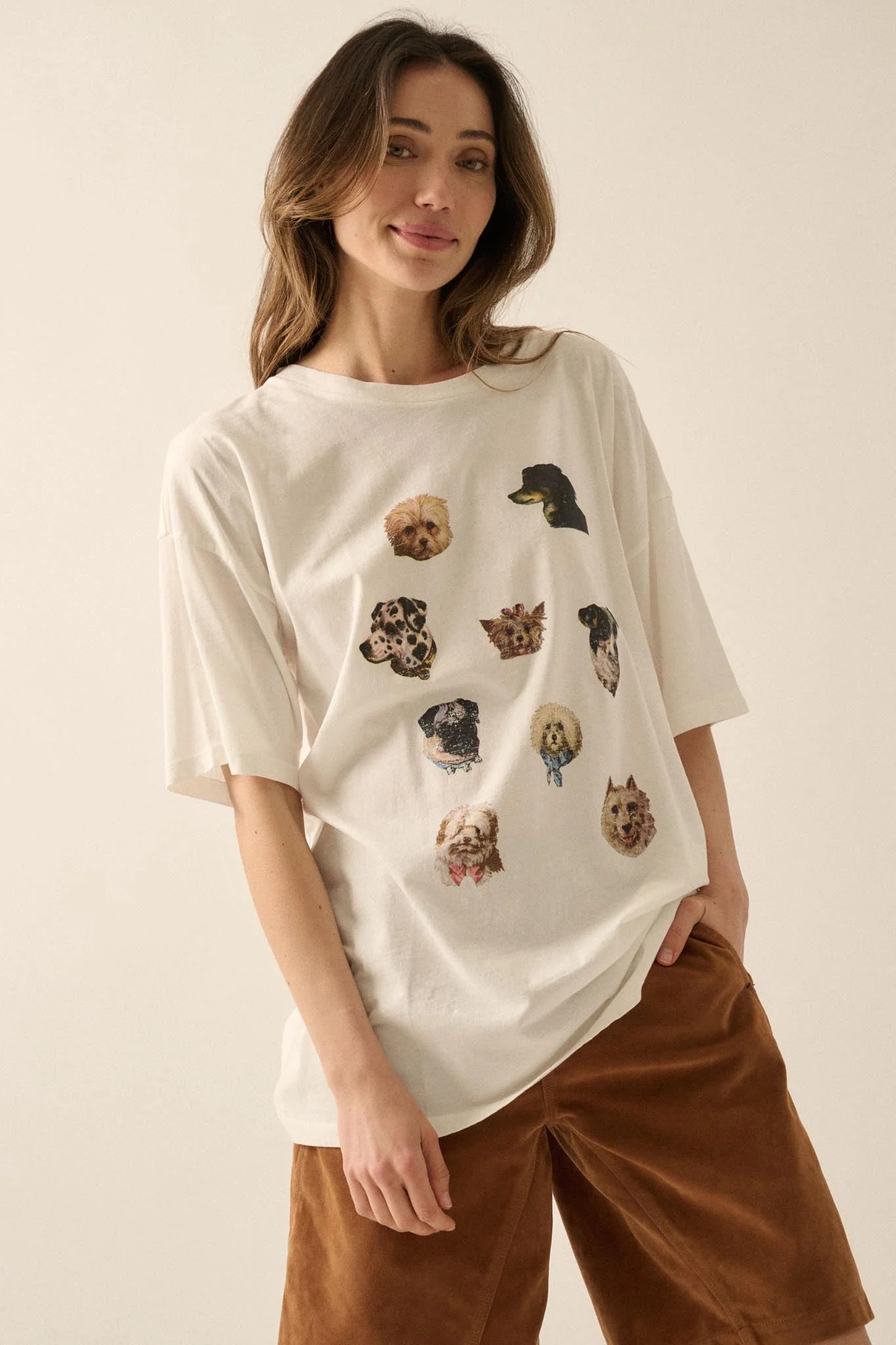 Dog Days Garment-Wash Oversize Graphic Tee - Image 3