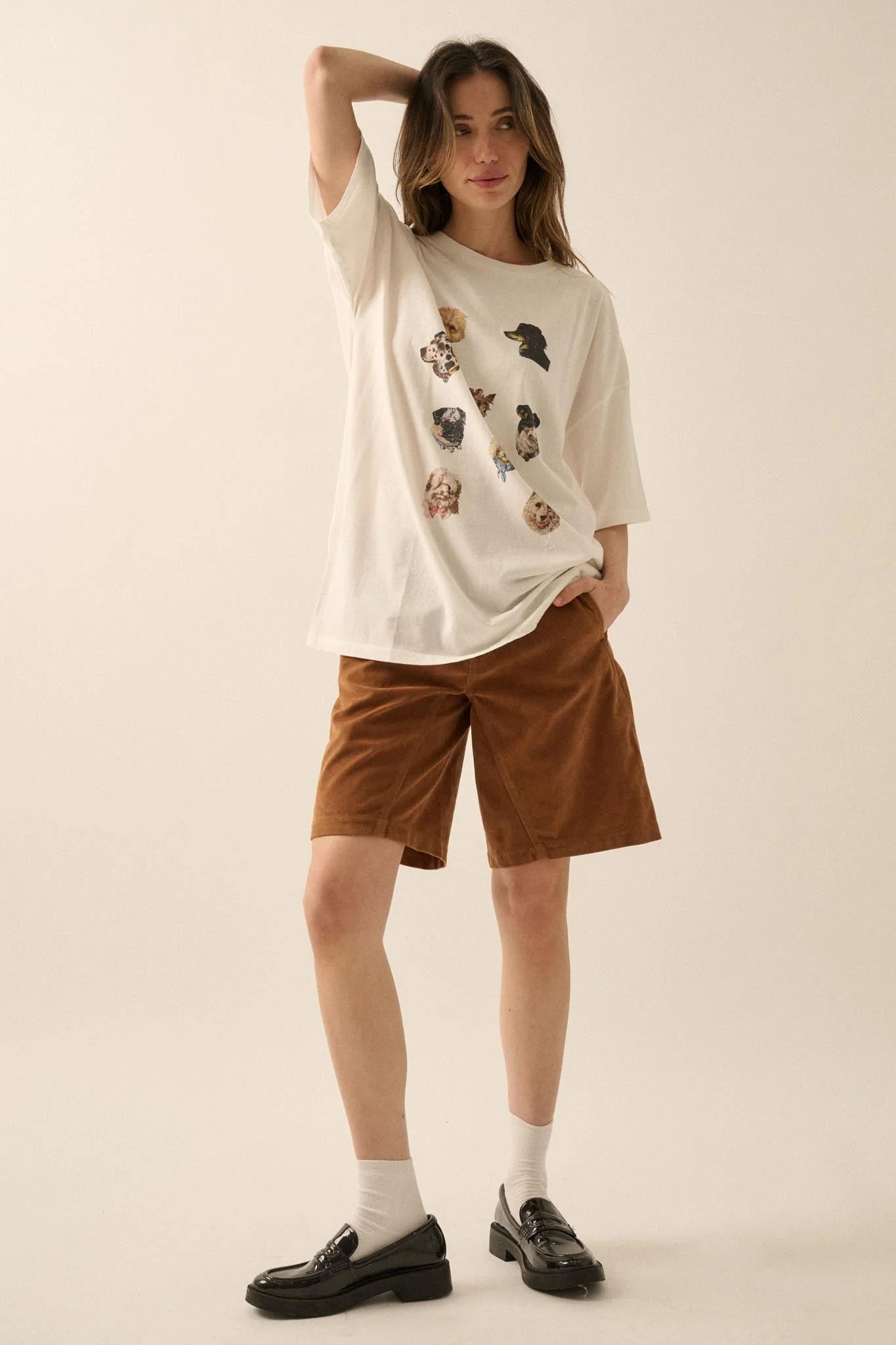Dog Days Garment-Wash Oversize Graphic Tee - Image 4