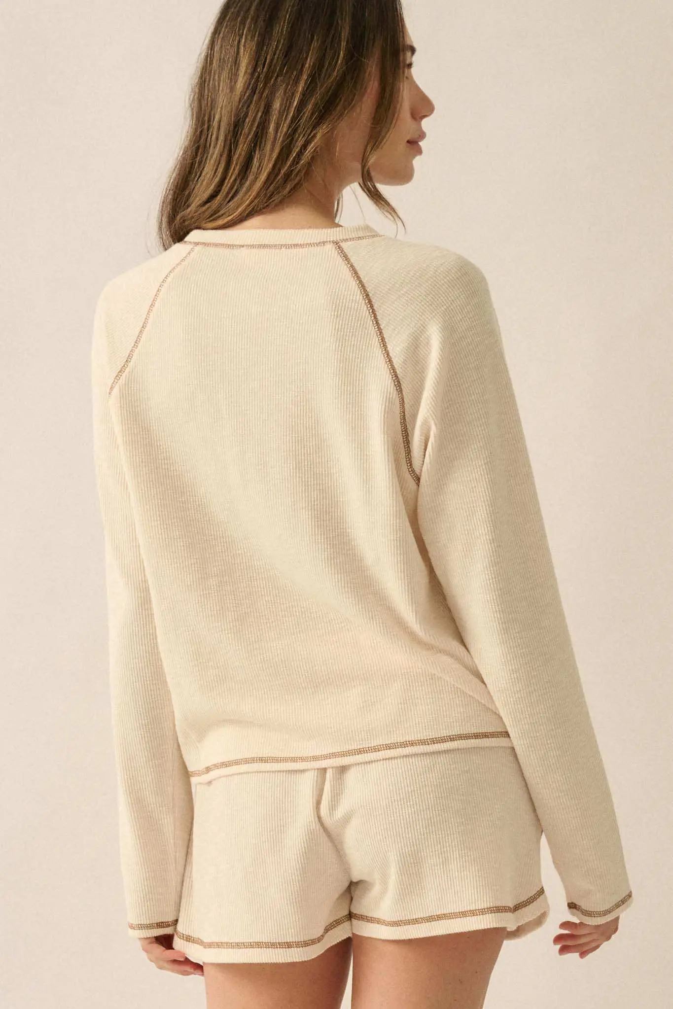 Easy Does It Raglan-Sleeve Rib-Knit Top - Image 12