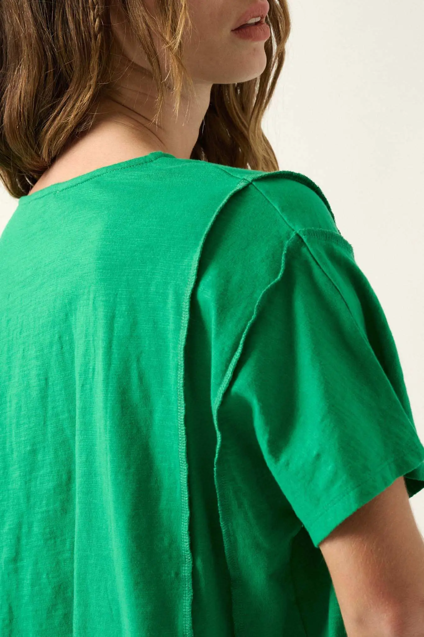 Easy Fit Vintage-Wash Slub Cotton Henley Tee - Image 19