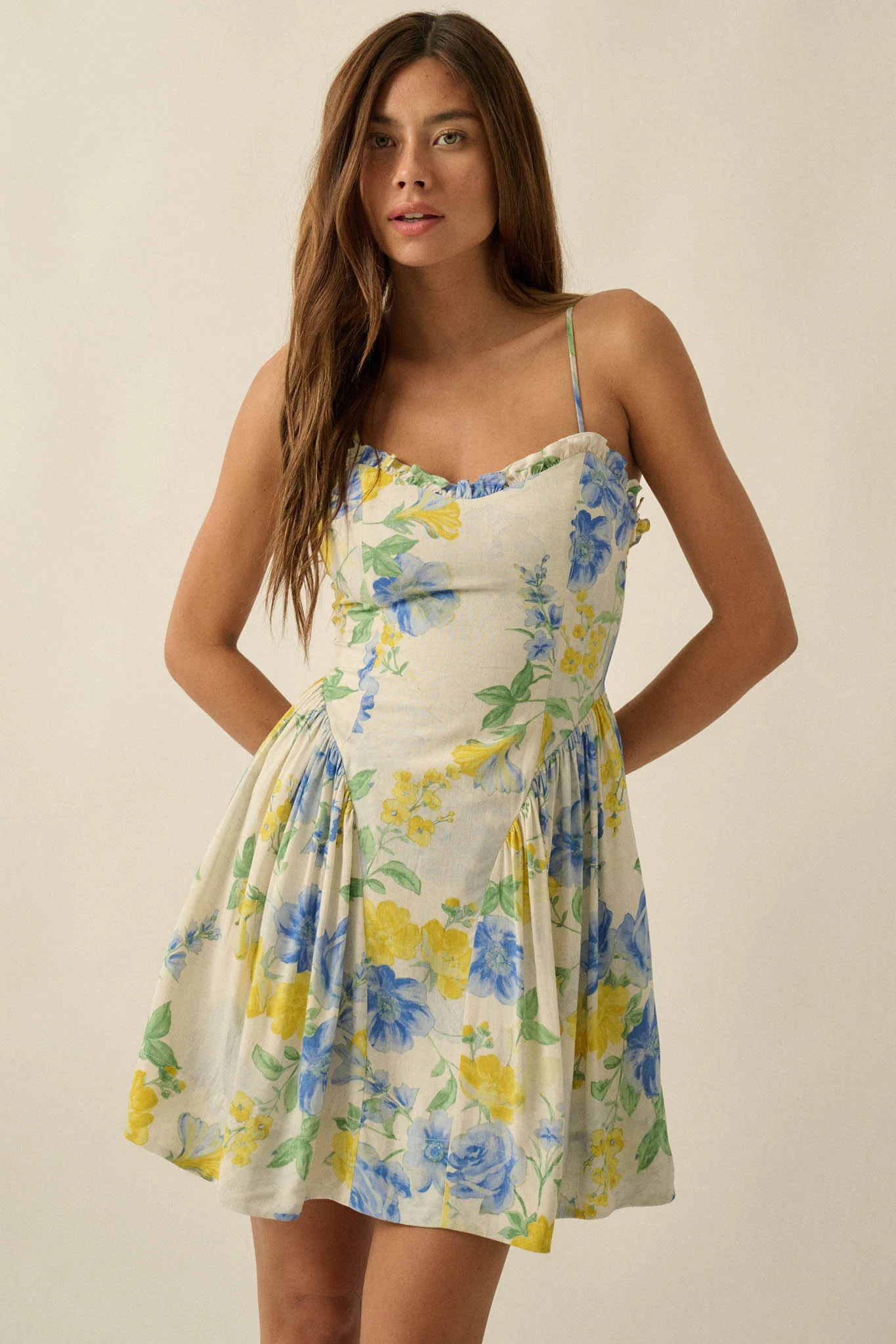 Endless Beauty Floral-Print Sweetheart Mini Dress - Image 7