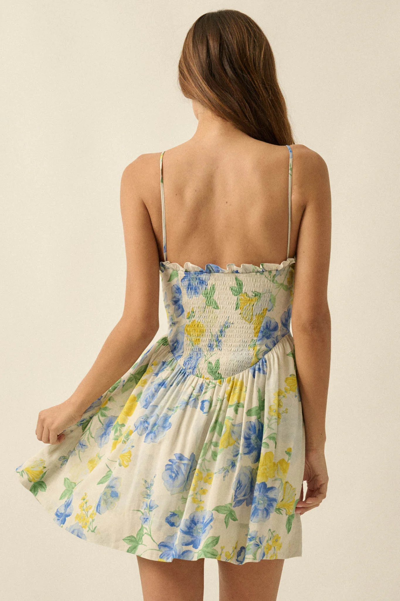 Endless Beauty Floral-Print Sweetheart Mini Dress - Image 9