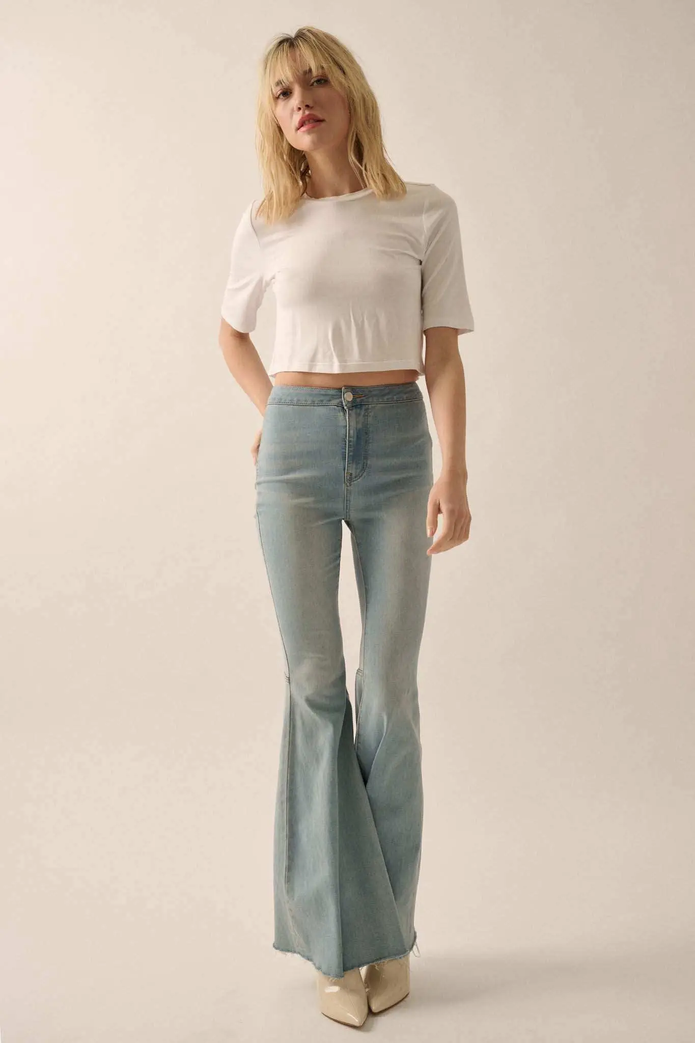 Essential Trends Modal Jersey Cropped Tee - Image 10