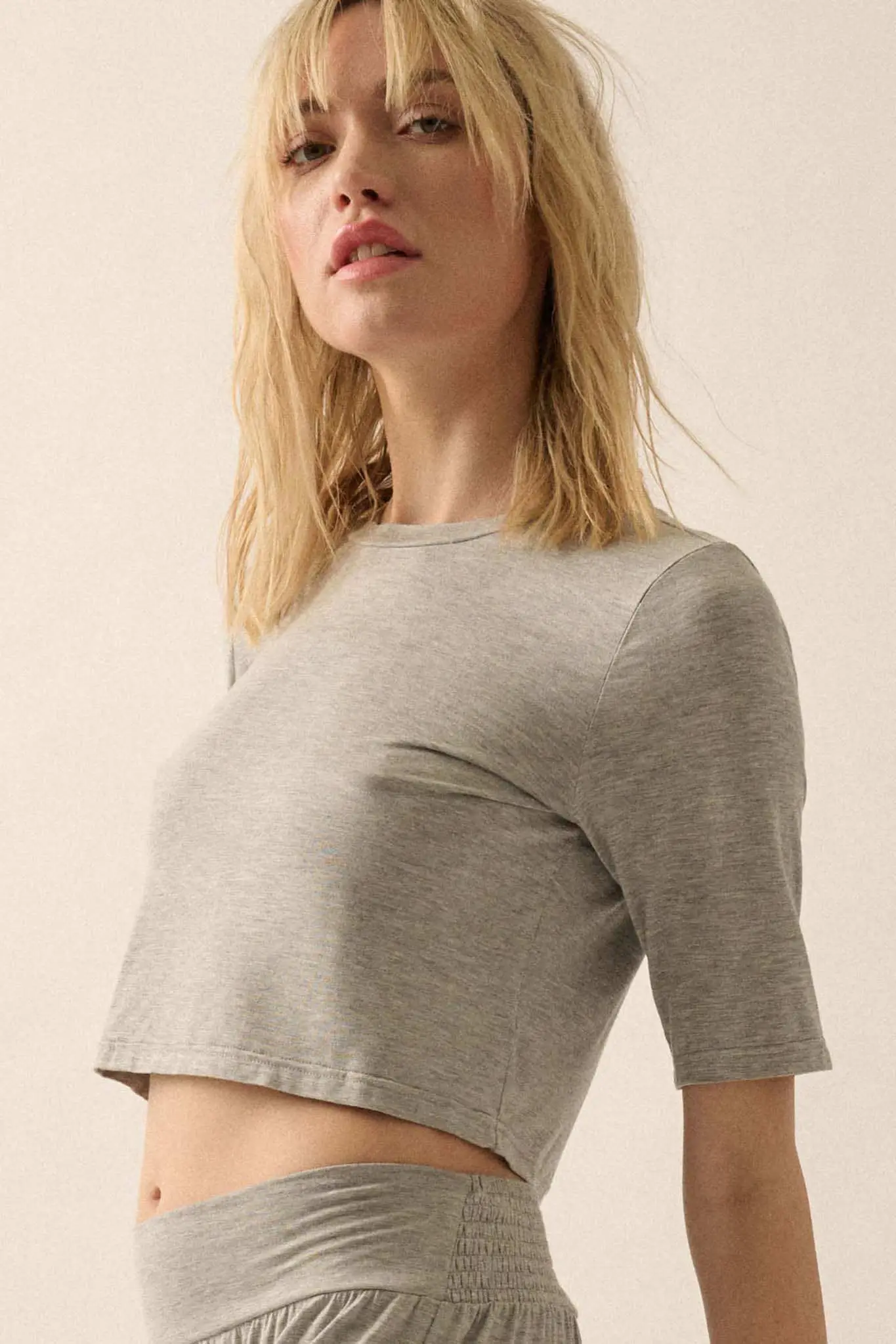 Essential Trends Modal Jersey Cropped Tee - Image 17