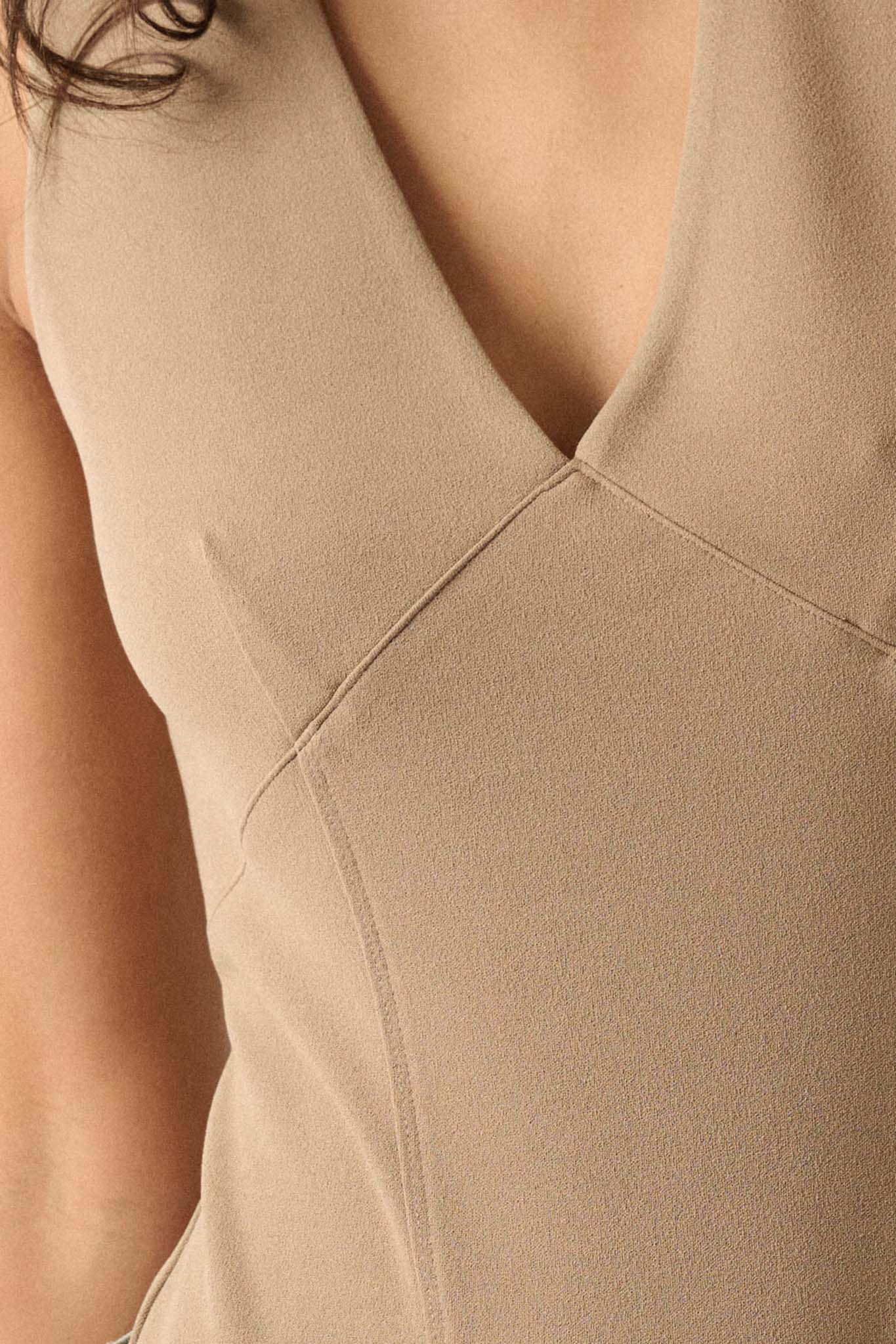 Essential Trends Solid Crepe Contour Bodysuit - Image 16