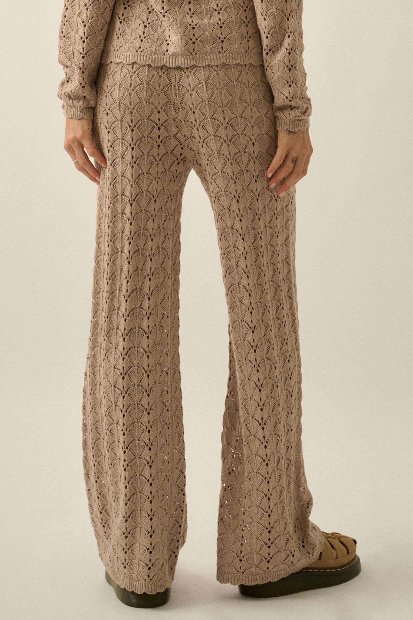 Everything You Need Pointelle-Knit Sweater Pants - Image 15