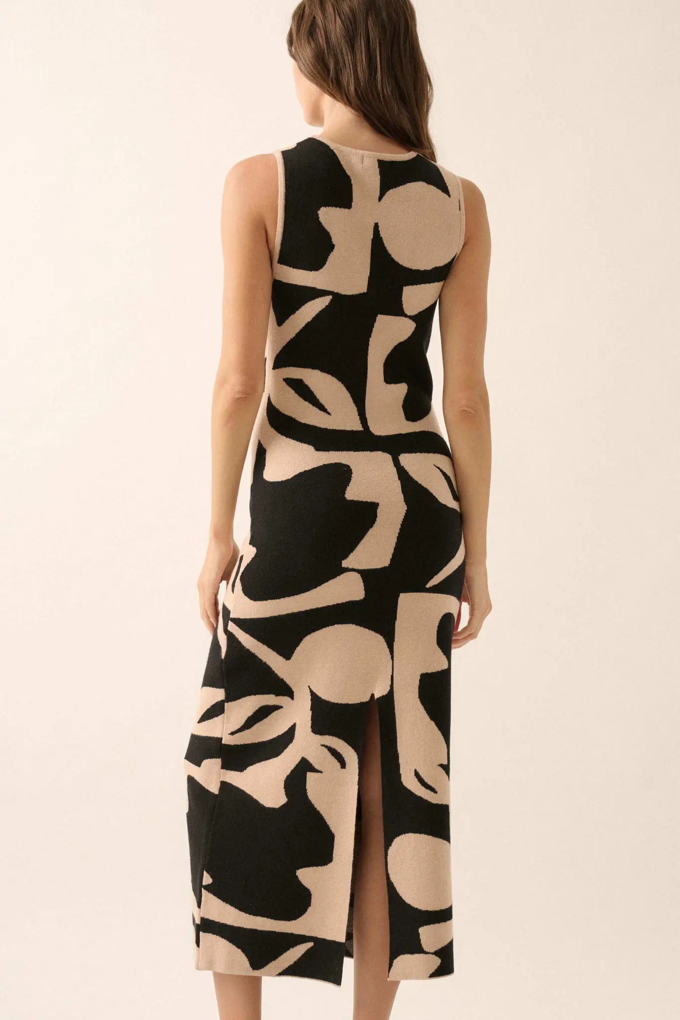 Fantastic Flora Floral Jacquard Midi Sweater Dress - Image 14