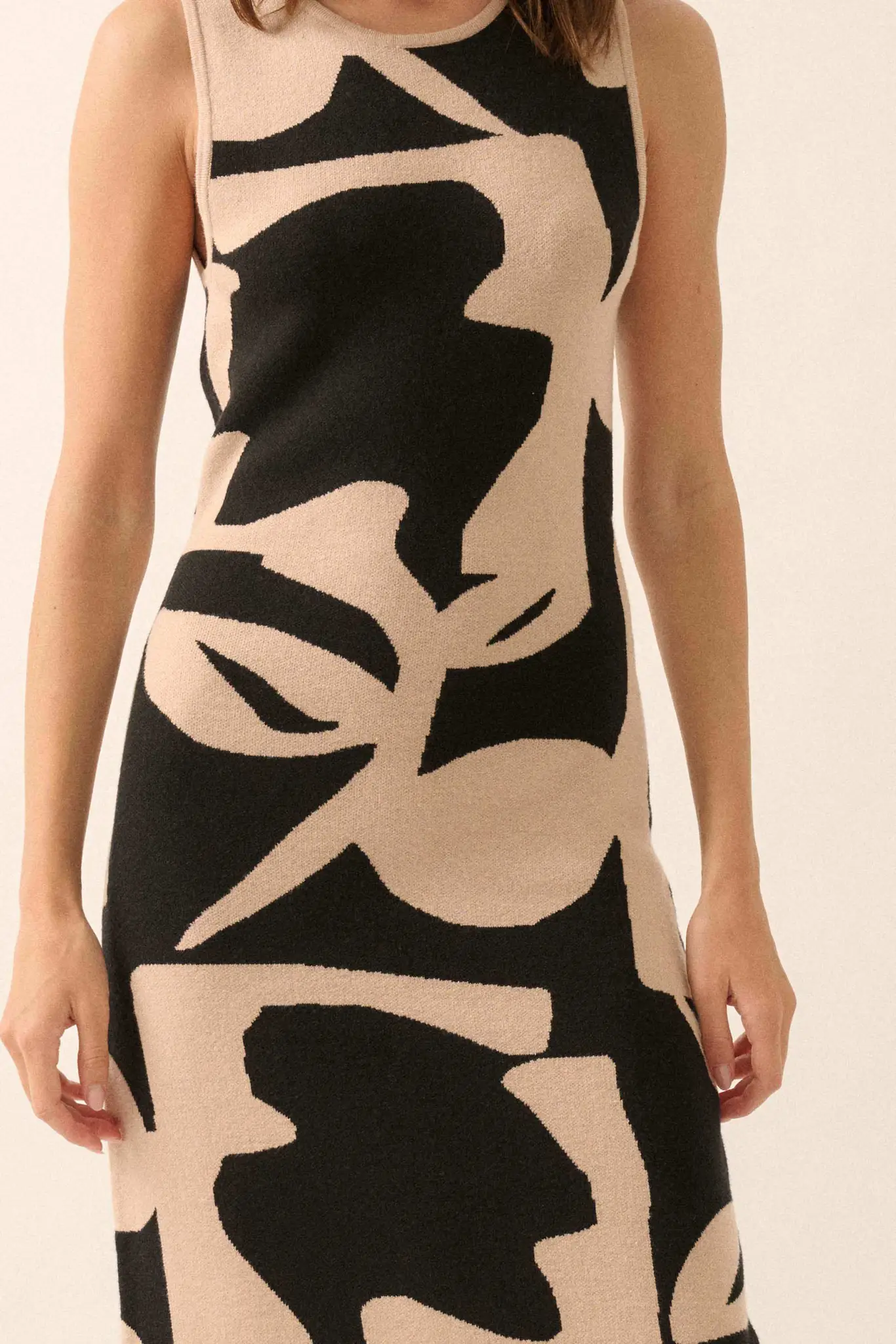 Fantastic Flora Floral Jacquard Midi Sweater Dress - Image 16