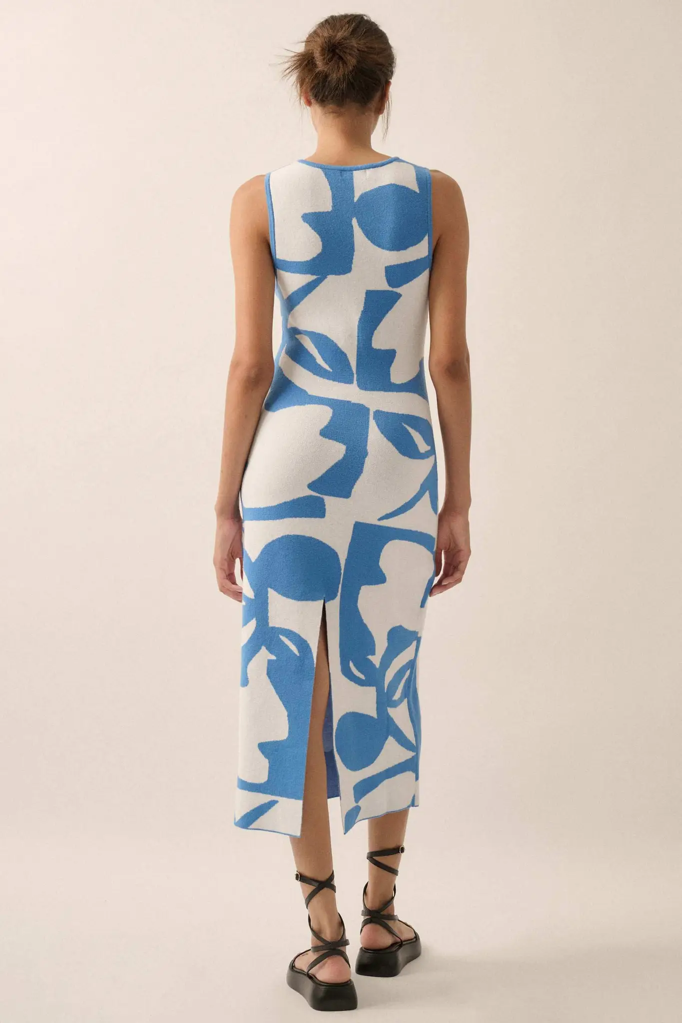 Fantastic Flora Floral Jacquard Midi Sweater Dress - Image 24