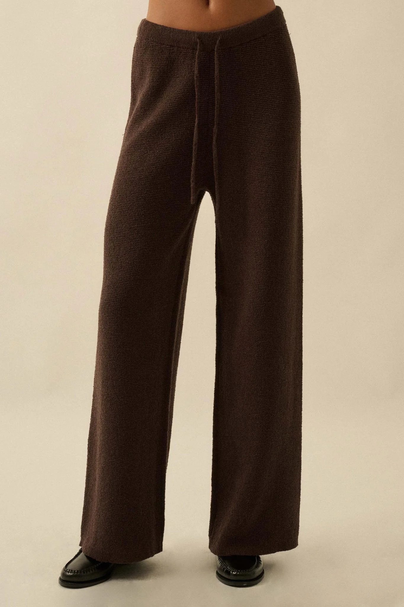 Feeling Great Textured Knit Wide-Leg Sweater Pants - Image 11
