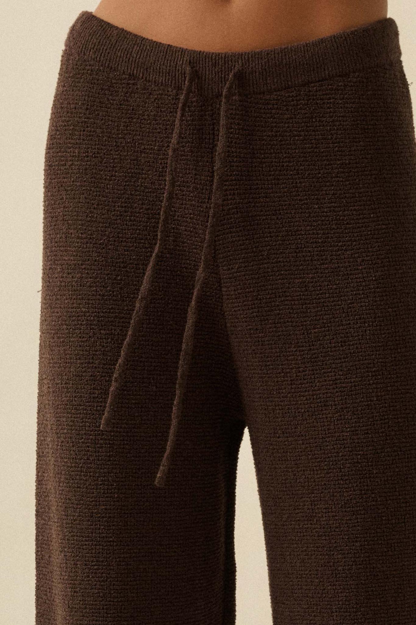 Feeling Great Textured Knit Wide-Leg Sweater Pants - Image 12