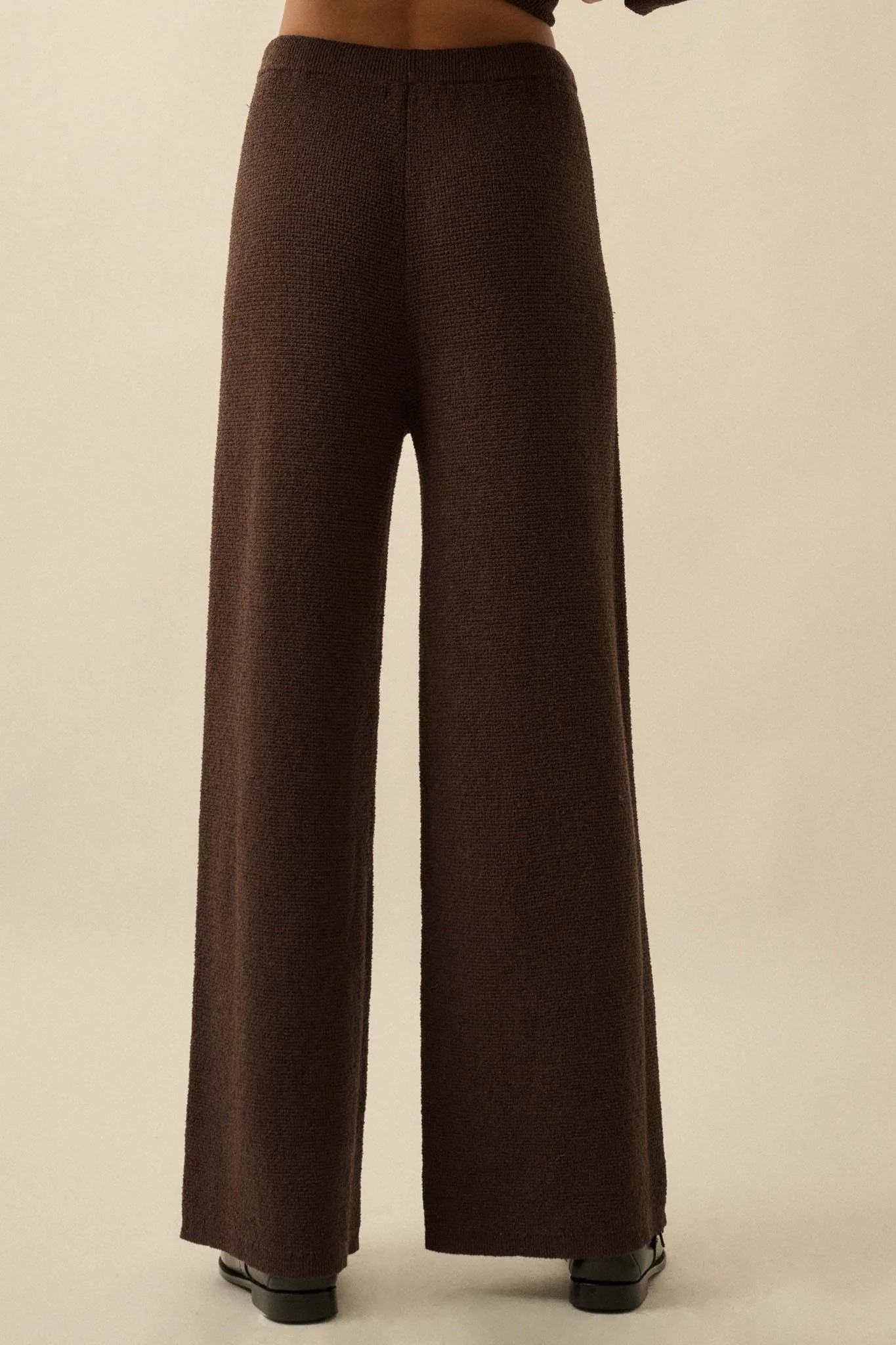 Feeling Great Textured Knit Wide-Leg Sweater Pants - Image 15