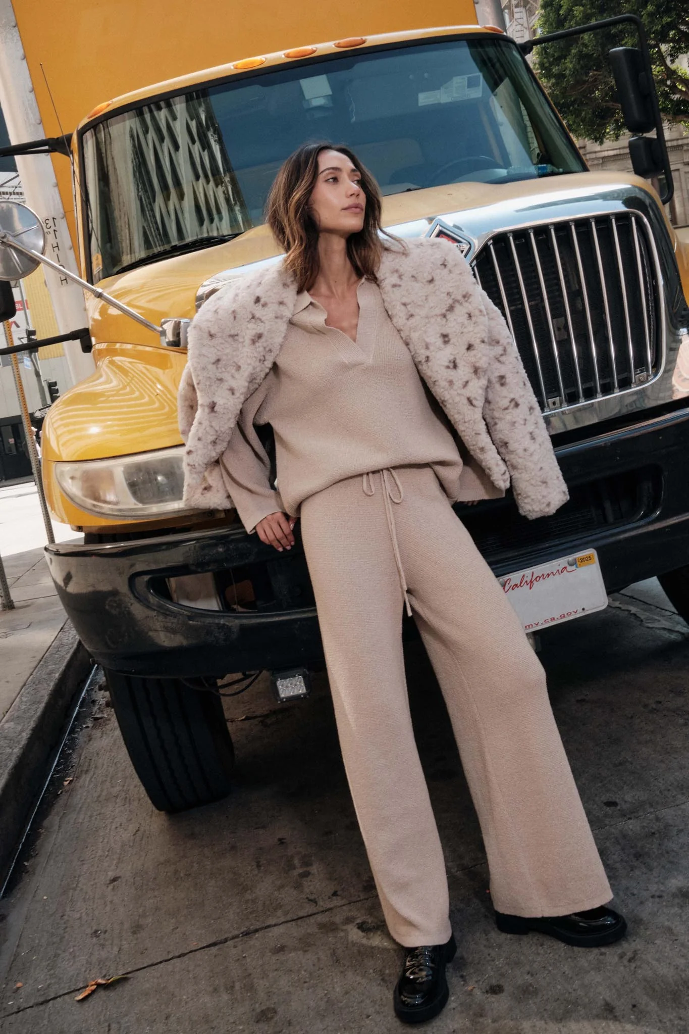 Feeling Great Textured Knit Wide-Leg Sweater Pants - Image 3