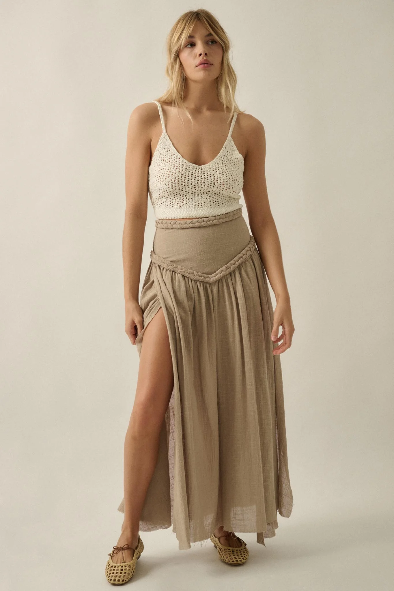 Festival Girl Crochet Open-Back Cropped Tank Top - Image 6