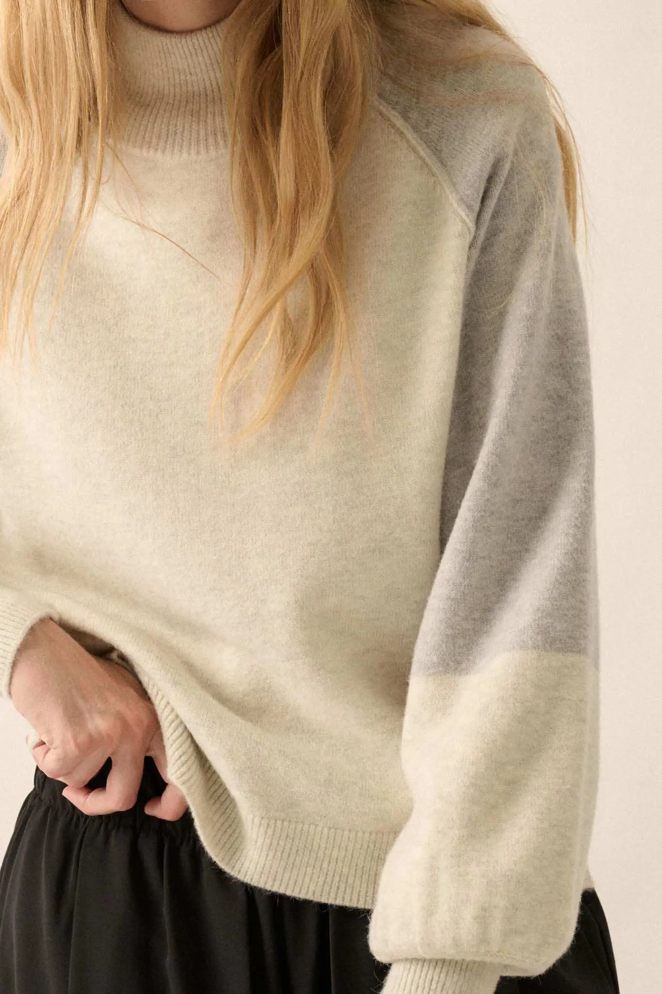 Find Your Truth Colorblock Mock-Neck Sweater - Image 10