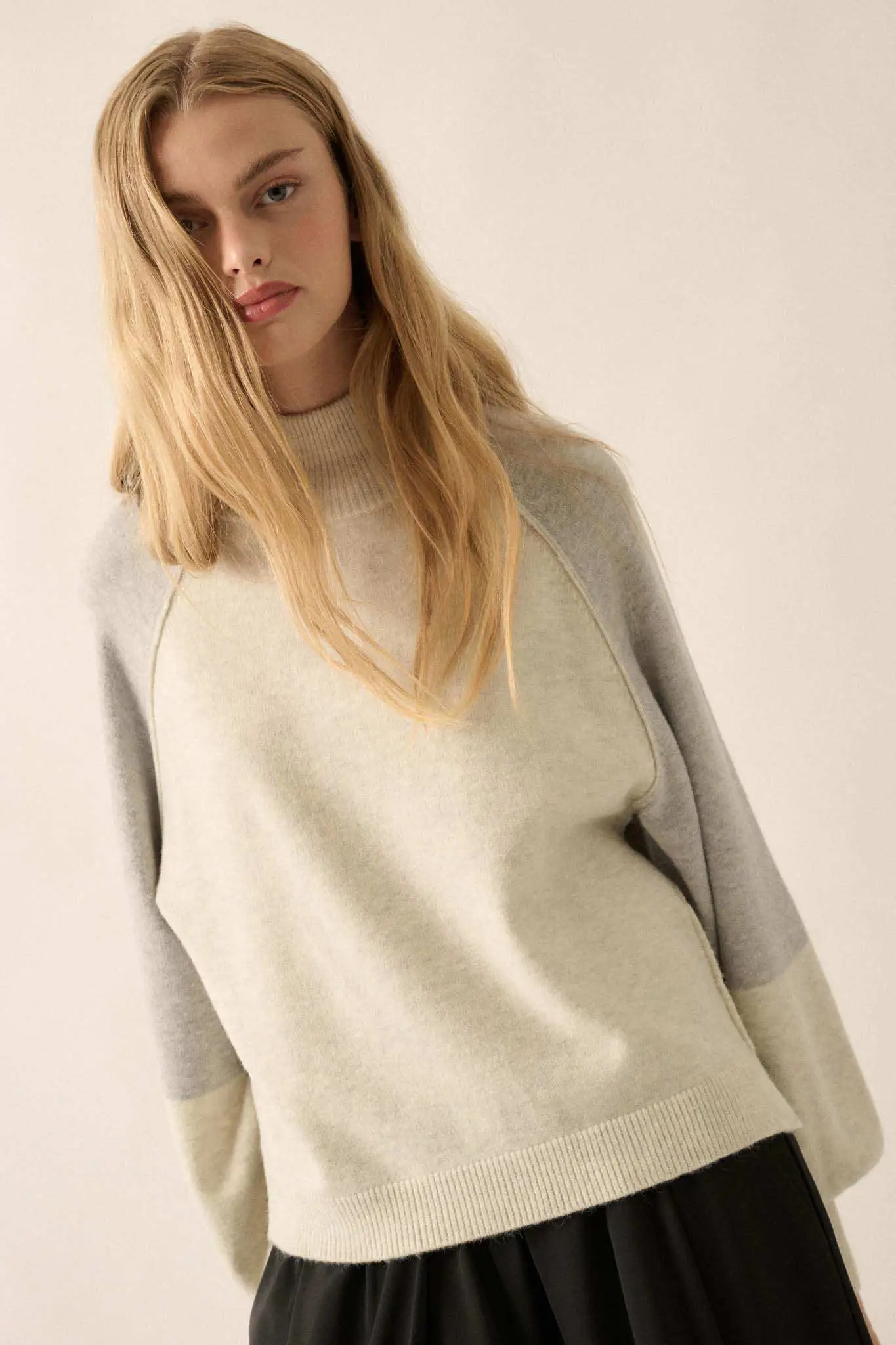 Find Your Truth Colorblock Mock-Neck Sweater - Image 13