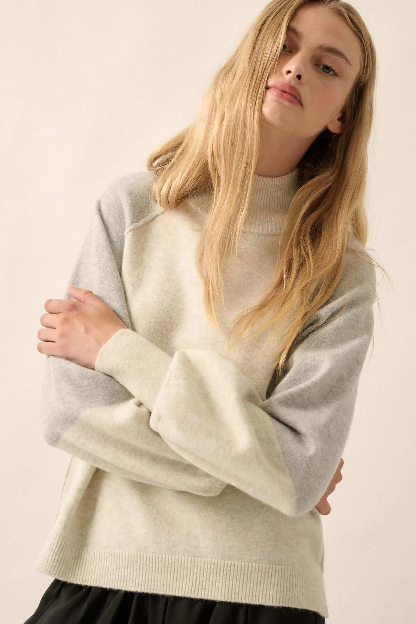 Find Your Truth Colorblock Mock-Neck Sweater - Image 14