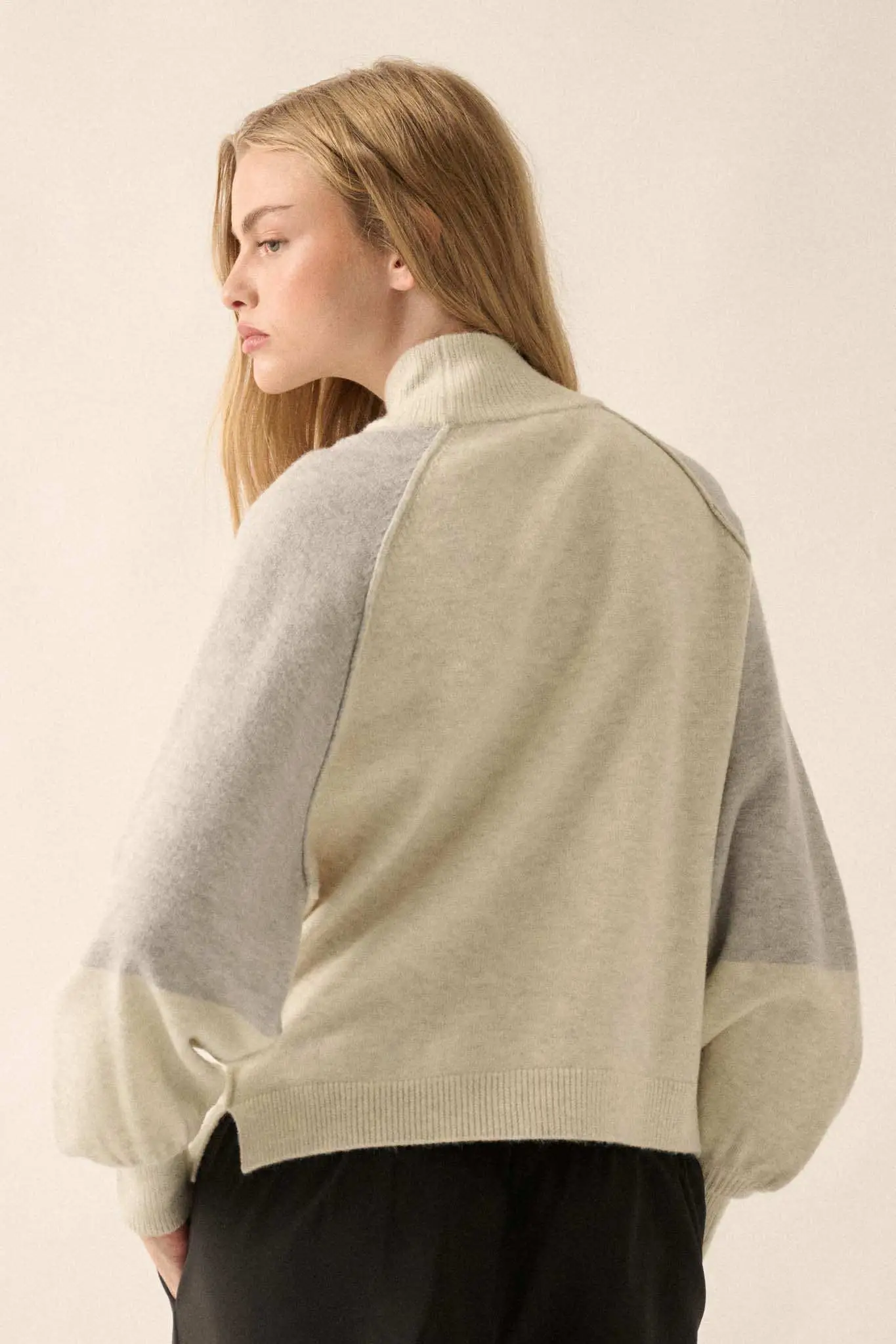 Find Your Truth Colorblock Mock-Neck Sweater - Image 15