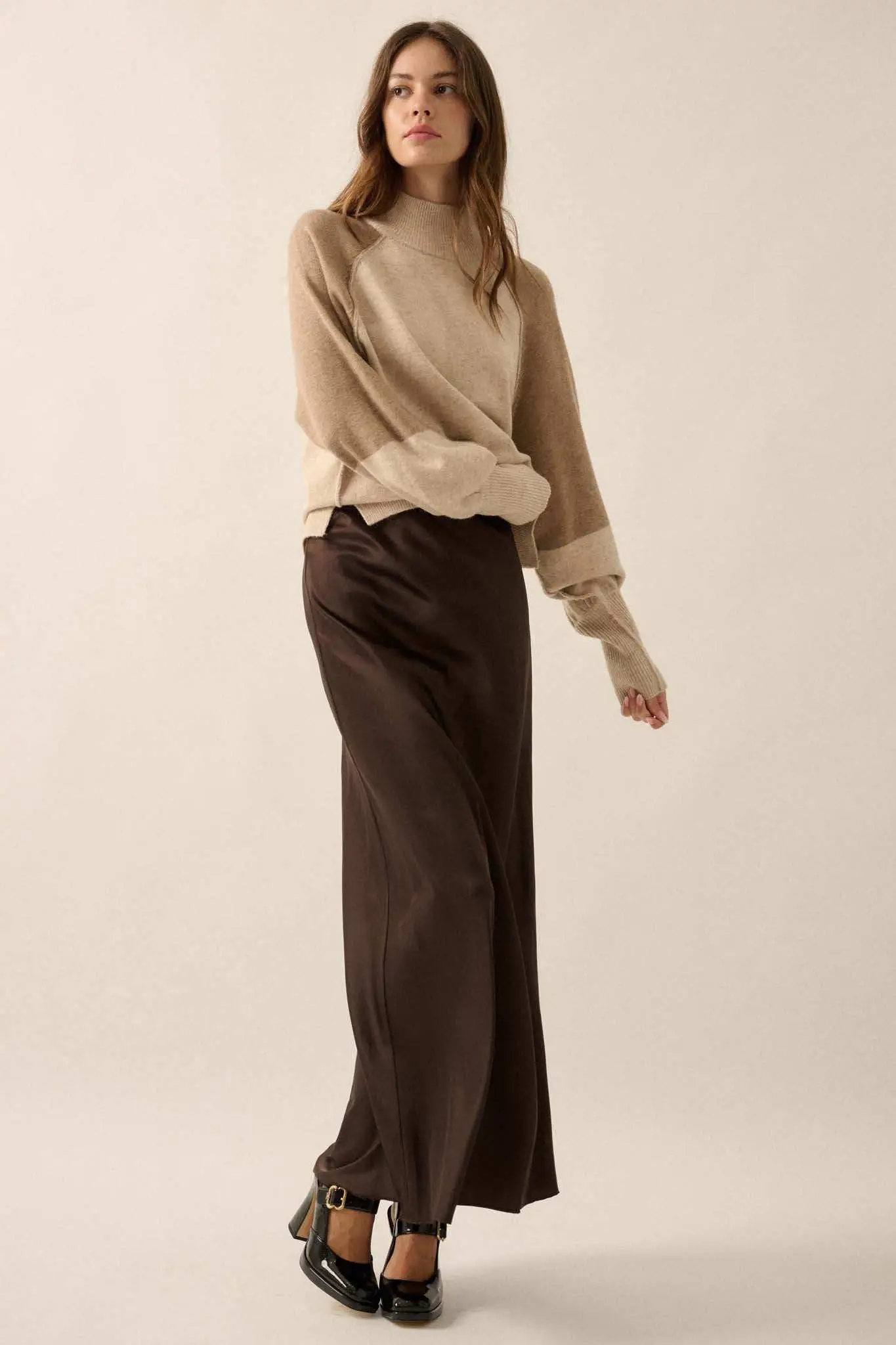 Find Your Truth Colorblock Mock-Neck Sweater - Image 6