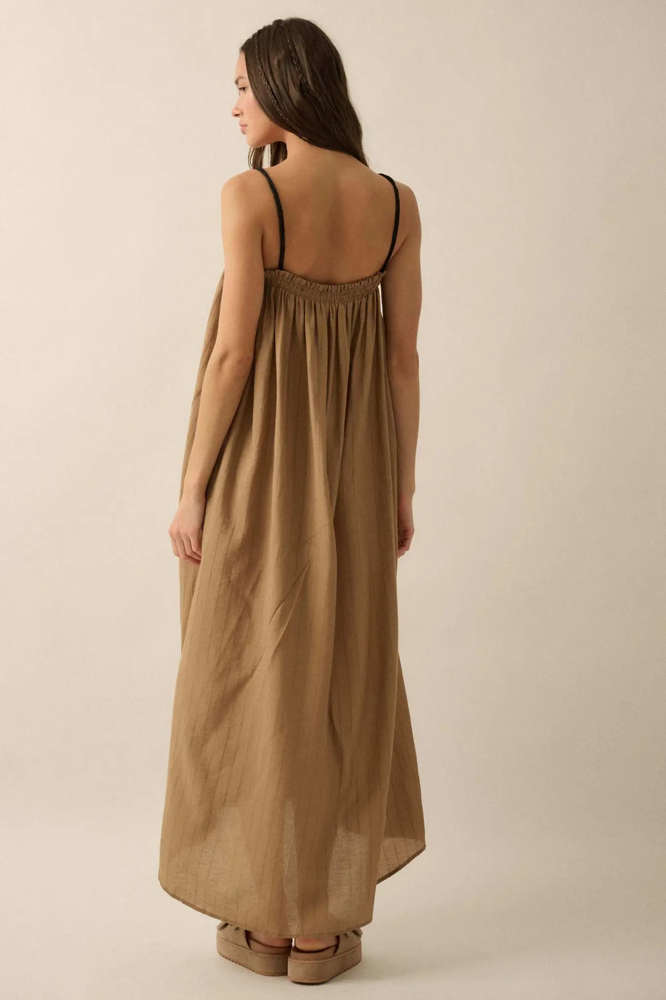 Finding Freedom Tonal-Stripe Trapeze Maxi Dress - Image 2