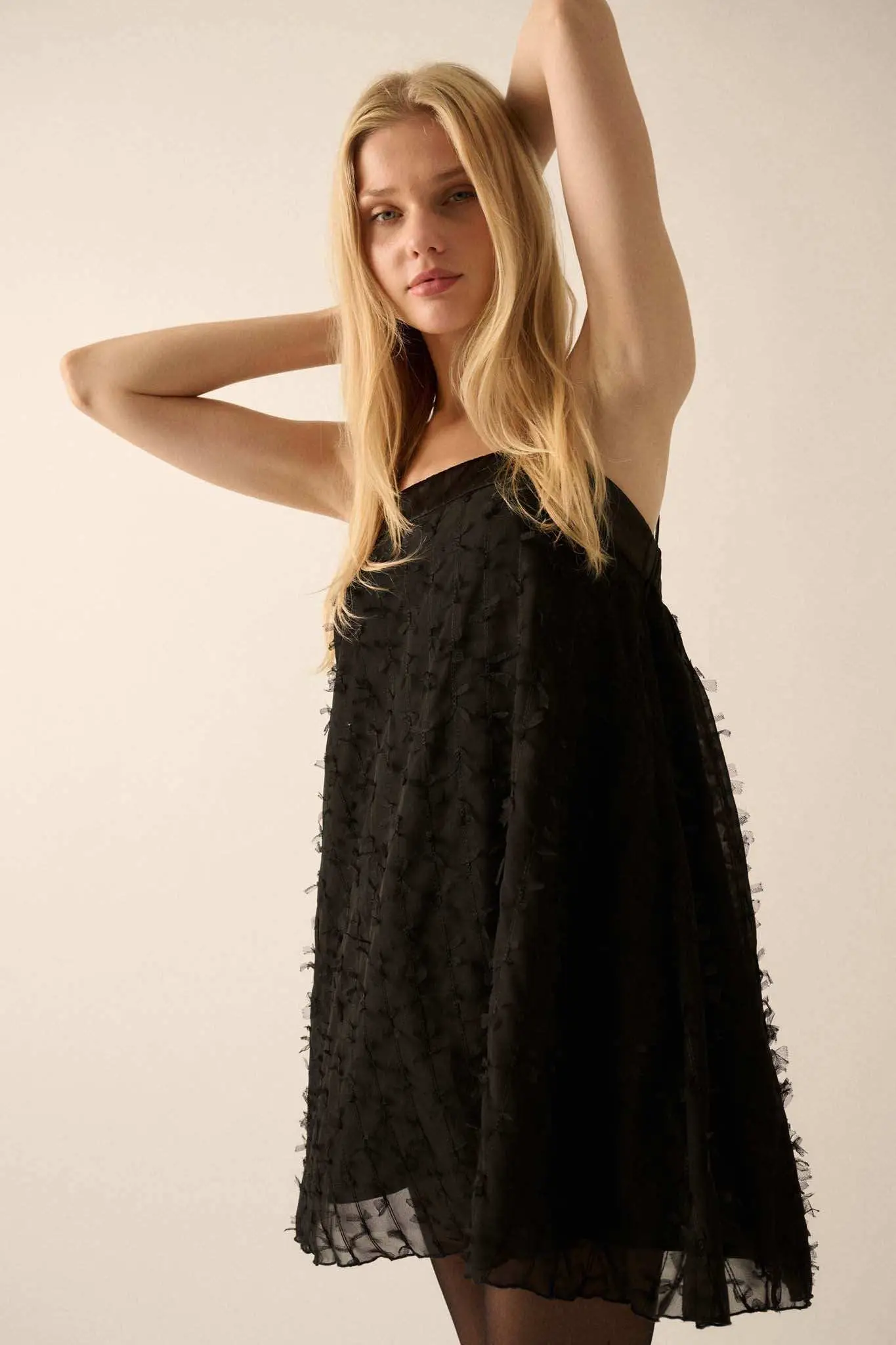 For the Girls Bow-Trimmed Babydoll Mini Dress - Image 11