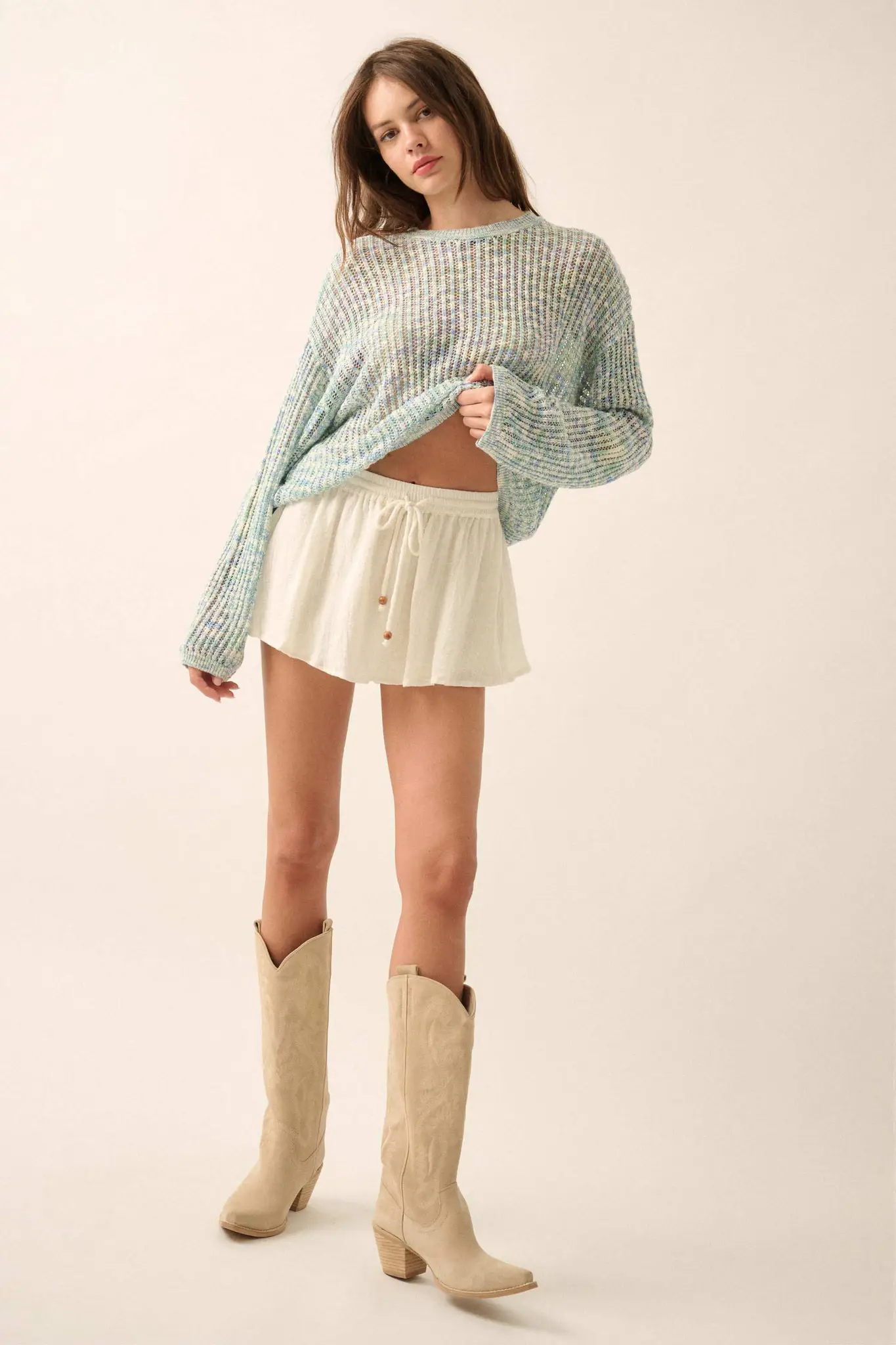 Freshen Up Textured Cotton Bloomer Skort - Image 10
