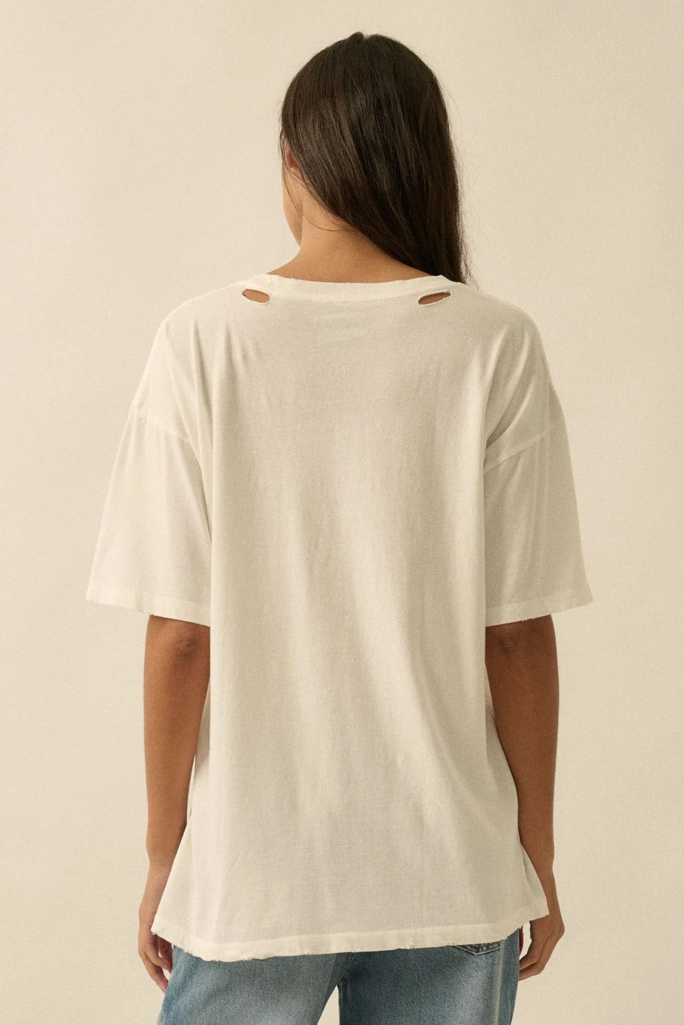 Fruit Stand Distressed Oversize Graphic Tee - Image 6