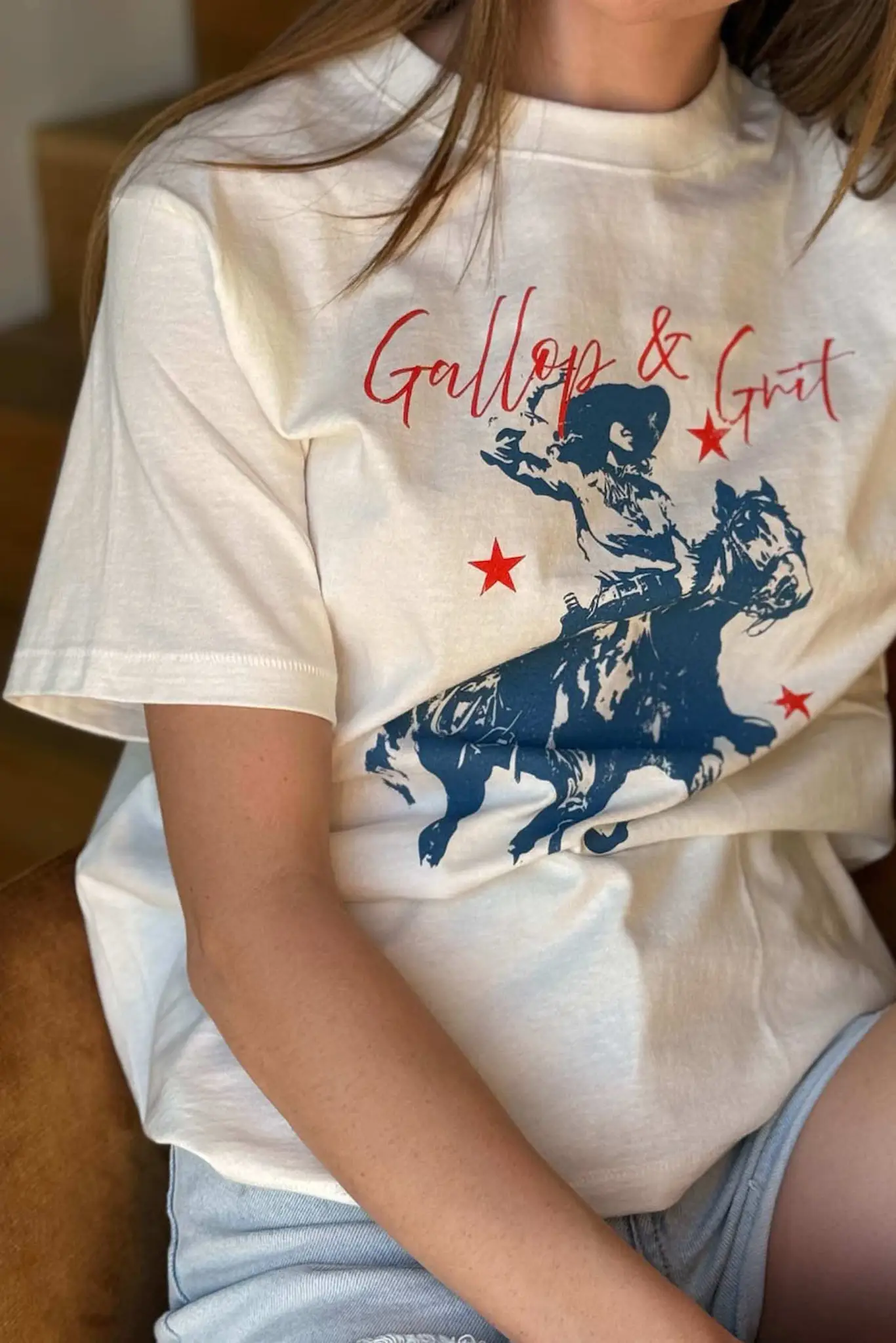 Gallop & Grit Western Cowgirl Graphic Tee - Image 2