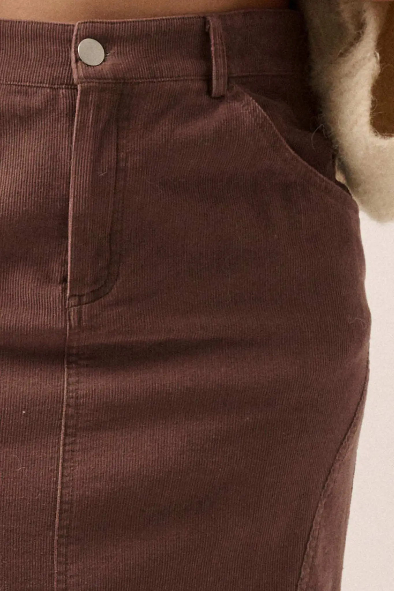 Giddy Up Corduroy High-Low Mermaid Skirt - Image 10