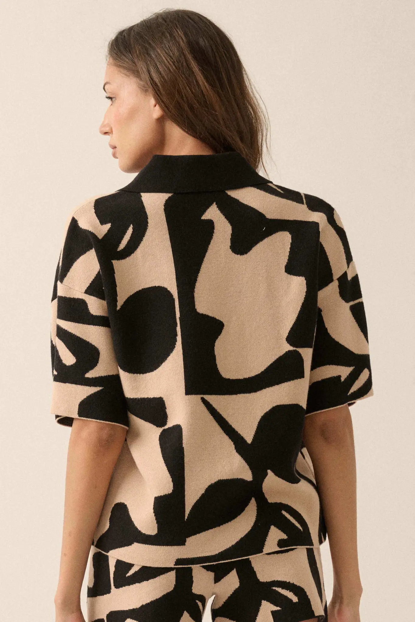 Graphic Garden Floral Jacquard Knit Shirt - Image 2
