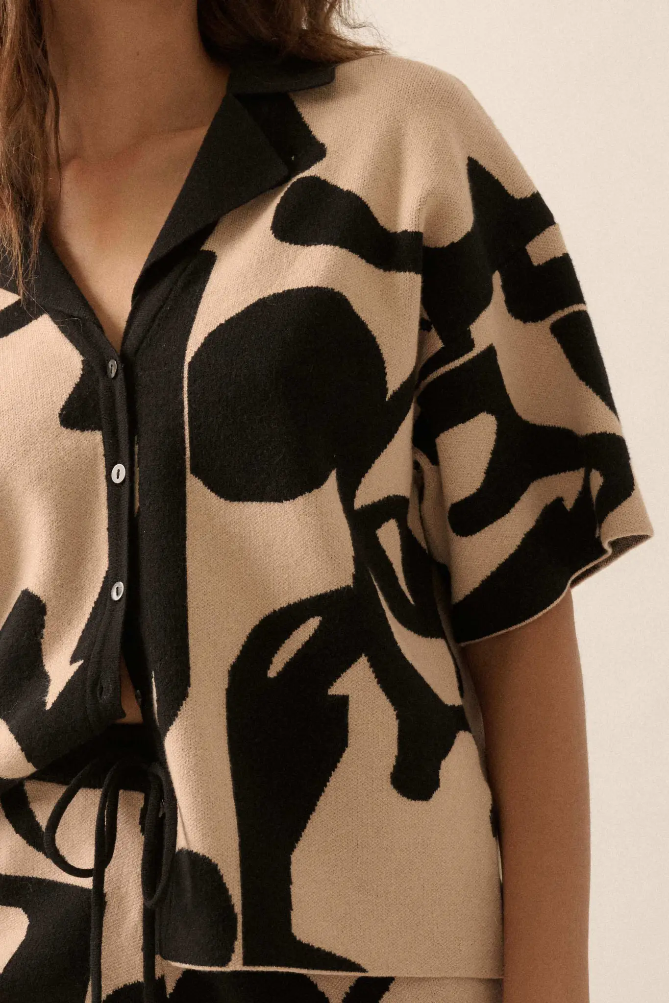 Graphic Garden Floral Jacquard Knit Shirt - Image 4