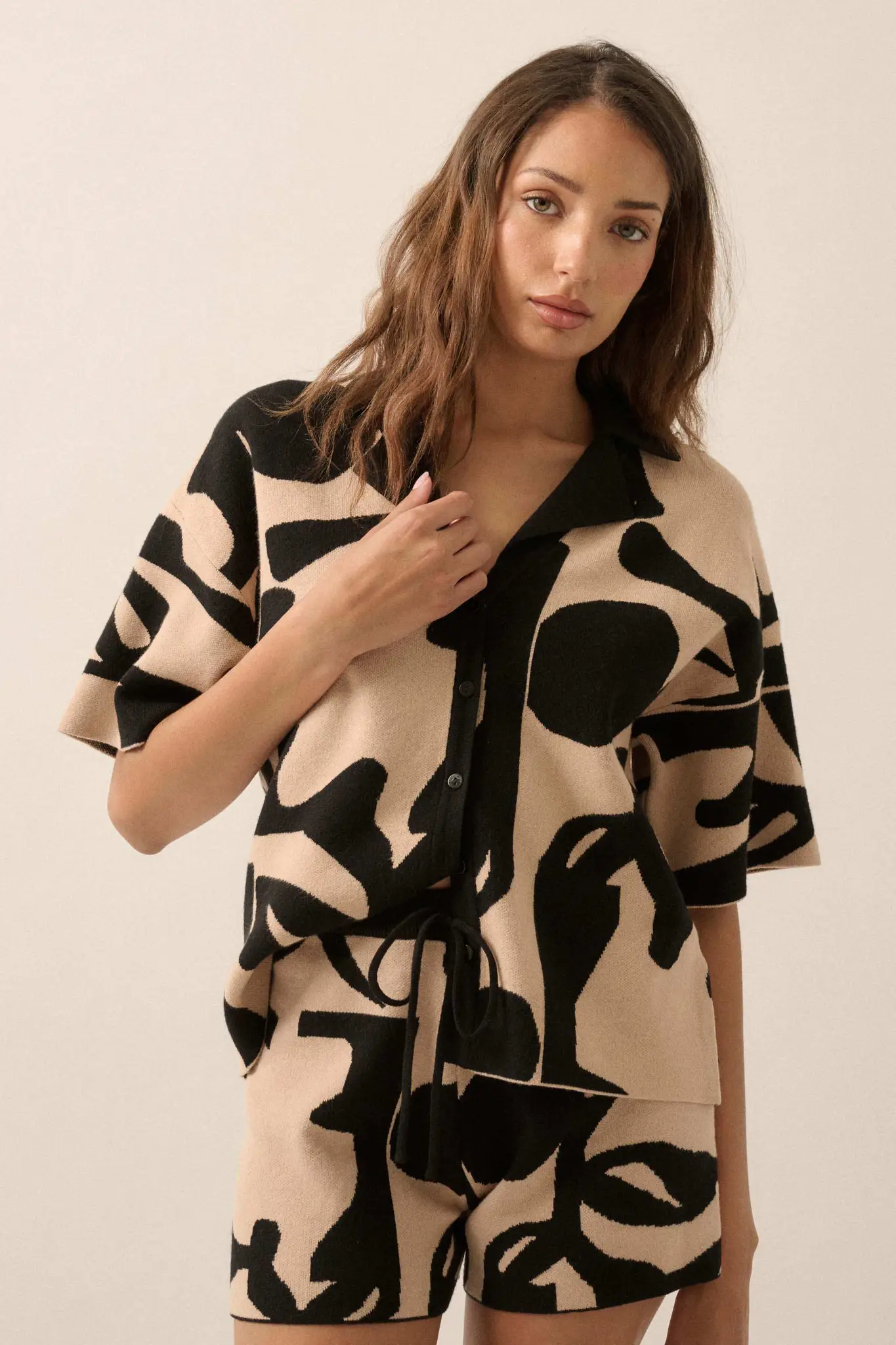 Graphic Garden Floral Jacquard Knit Shirt - Image 5