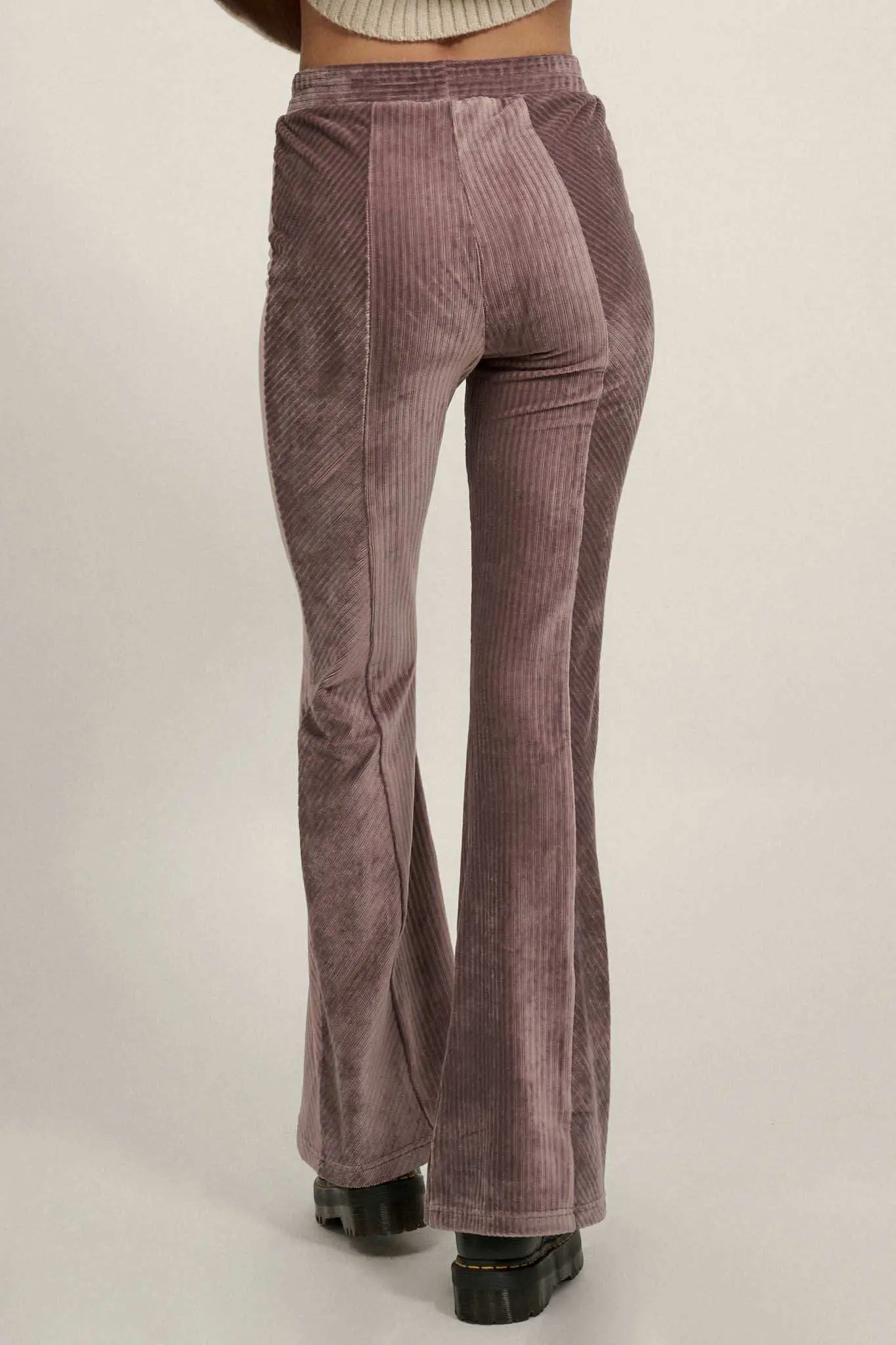Groove Me Striped Velvet Flare Pants - Image 14