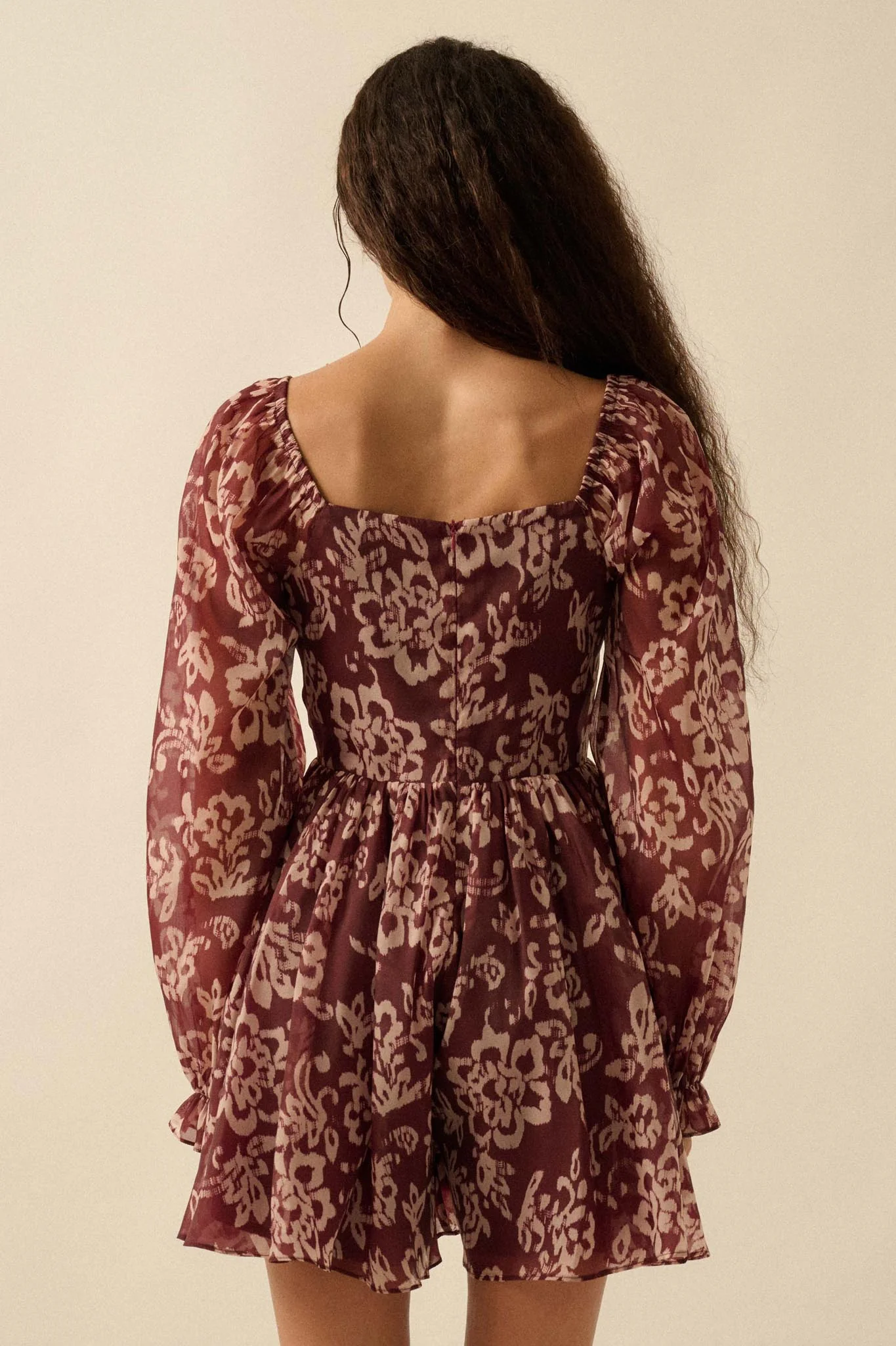Grow in Grace Floral Organza Corset Romper Dress - Image 6