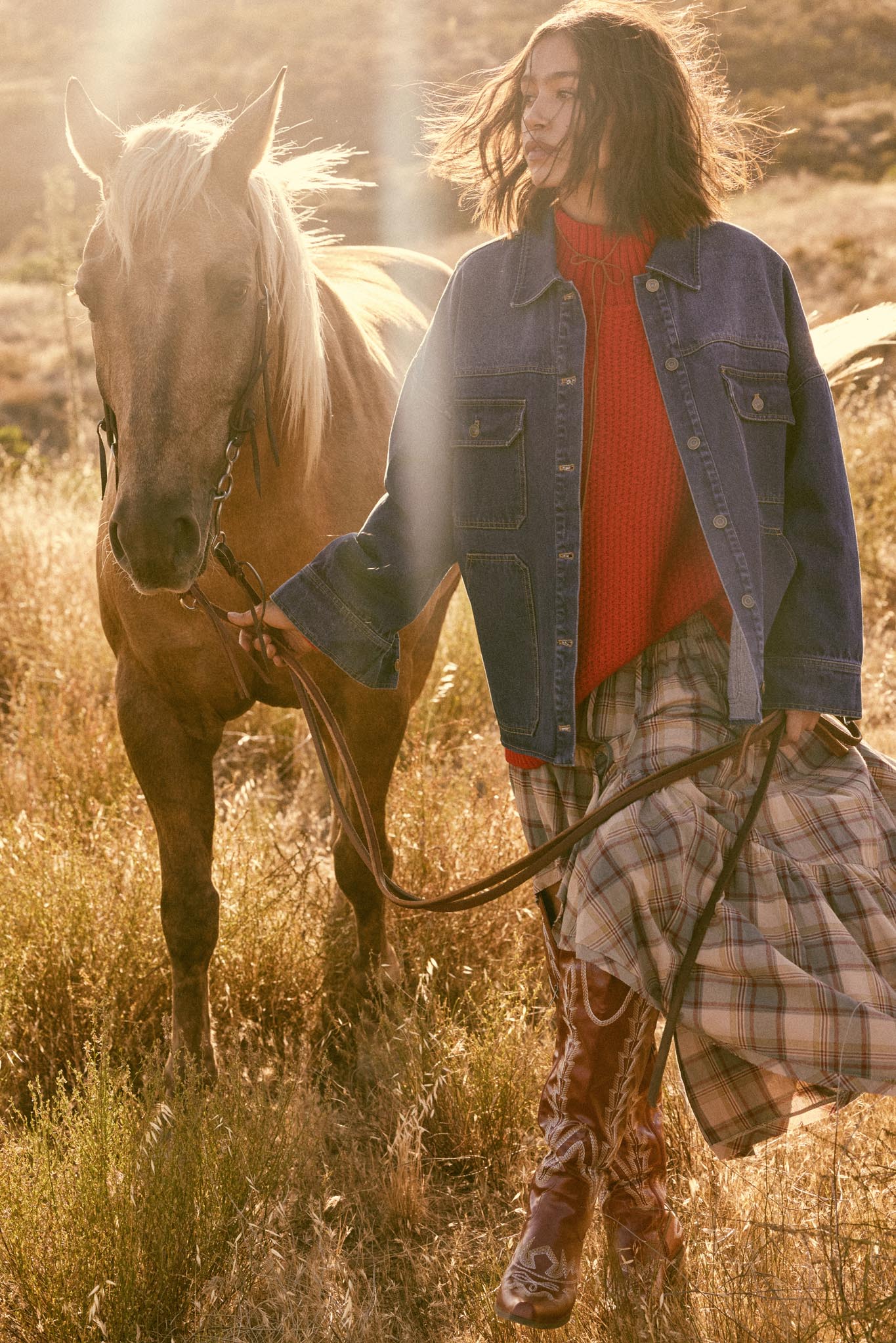 Honest Living Washed Denim Pocket Shacket - Image 2