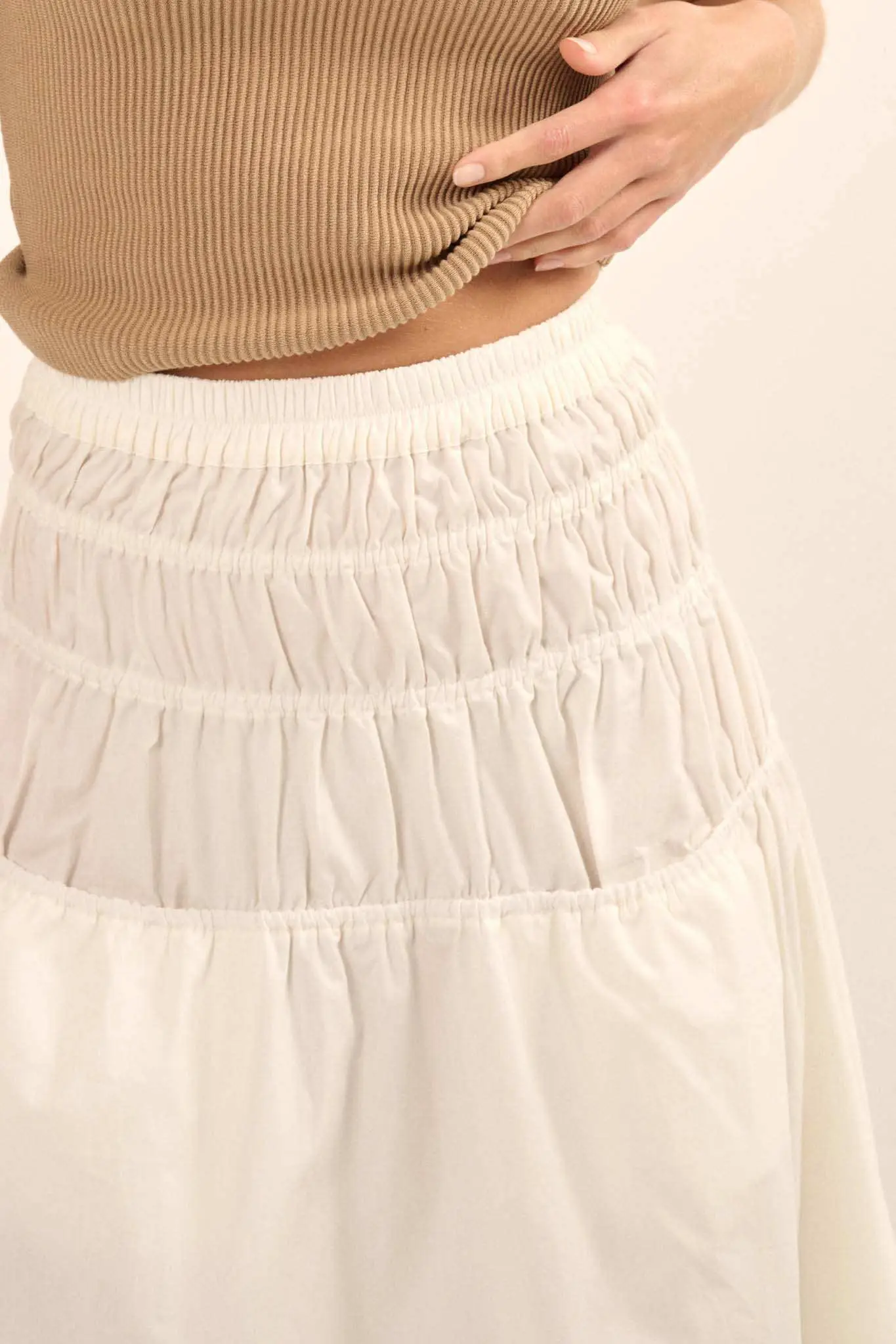 Honest to Goodness Gathered Pocket Maxi Skirt - Image 10