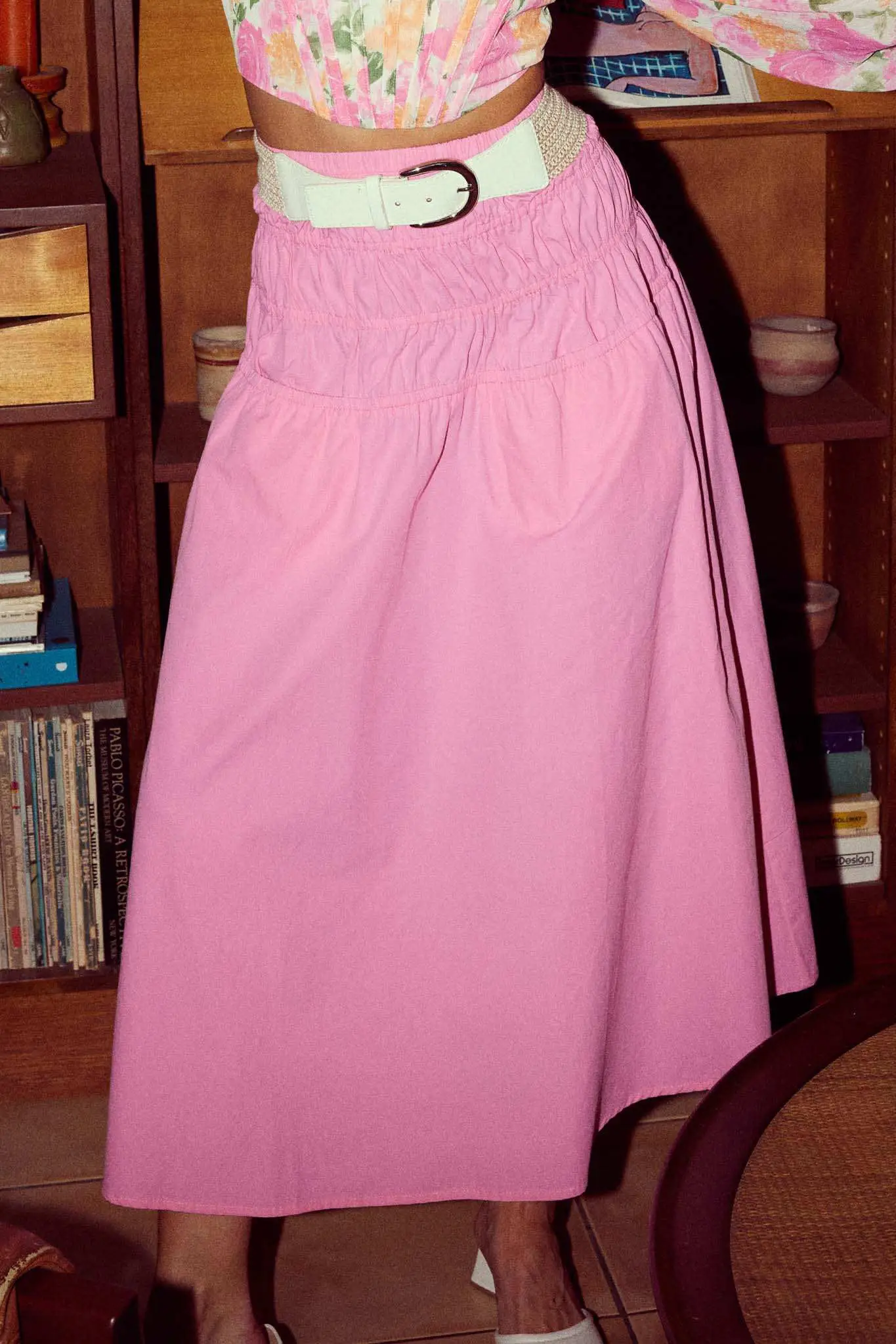 Honest to Goodness Gathered Pocket Maxi Skirt - Image 2