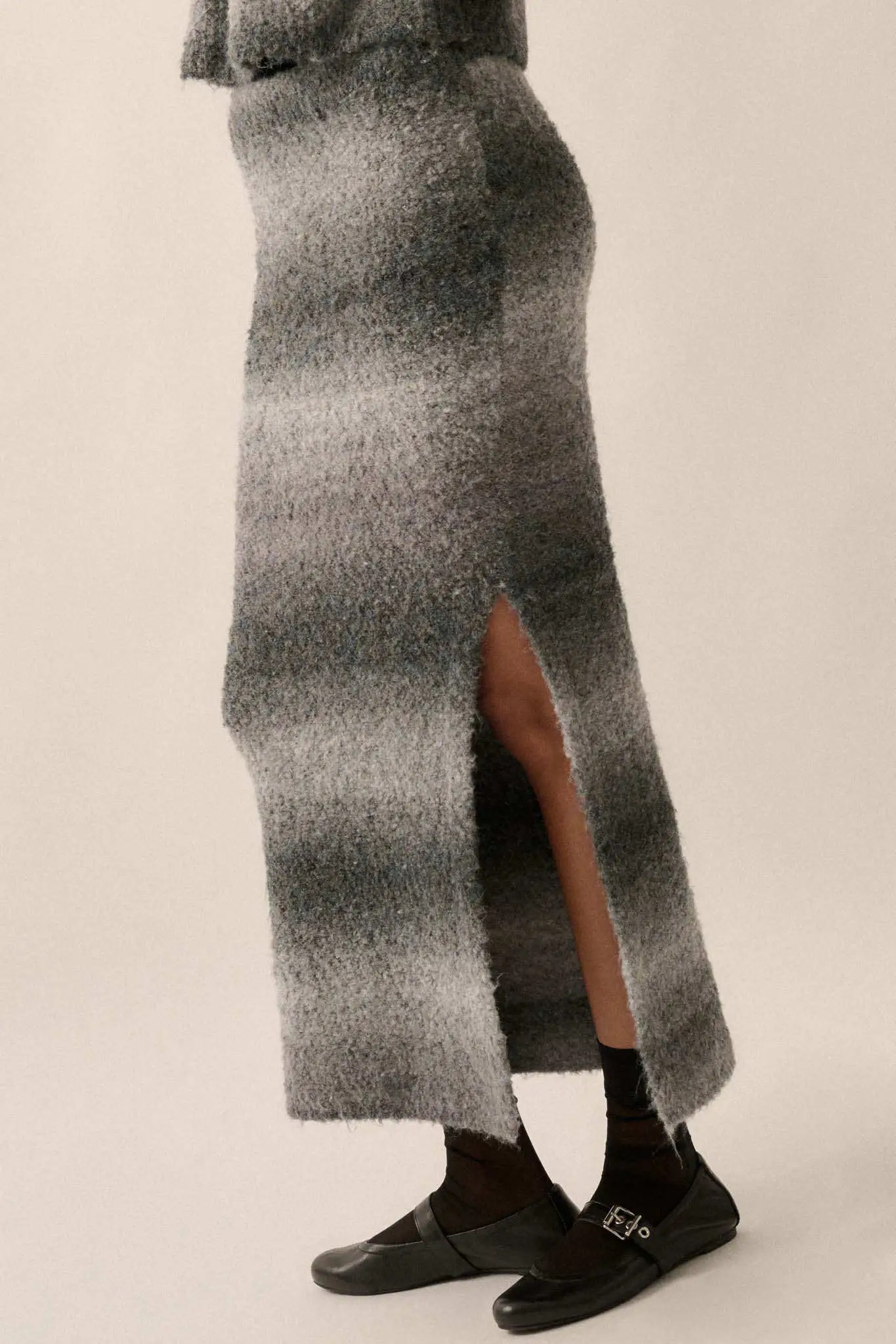Hue Are You Ombre Knit Maxi Sweater Skirt - Image 14