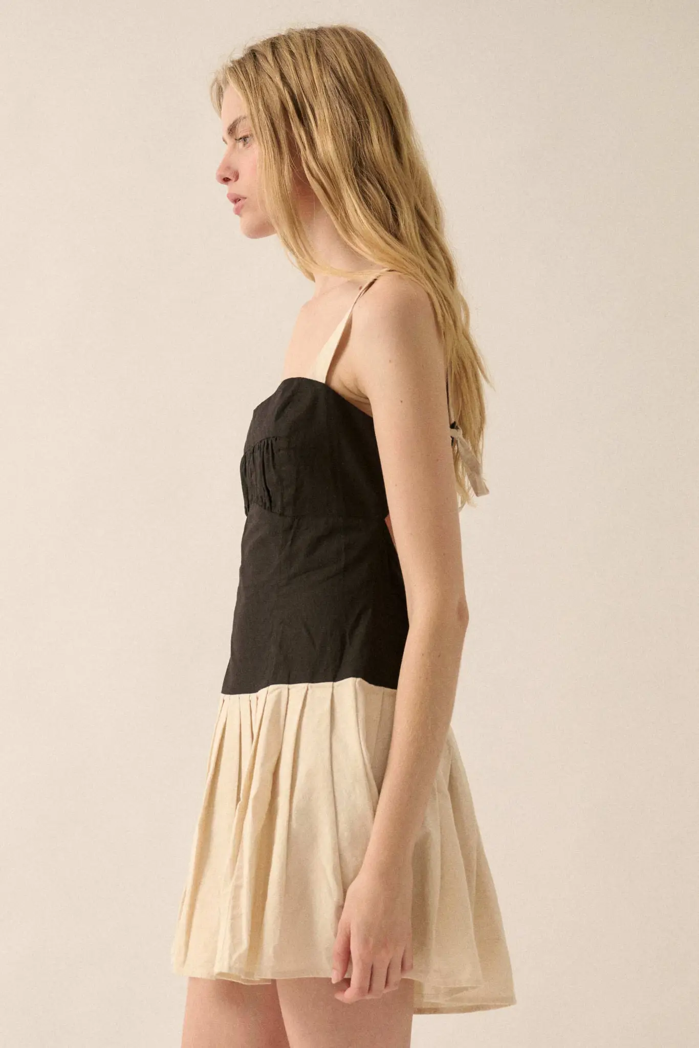It Takes Two Colorblock Pleated Mini Dress - Image 11