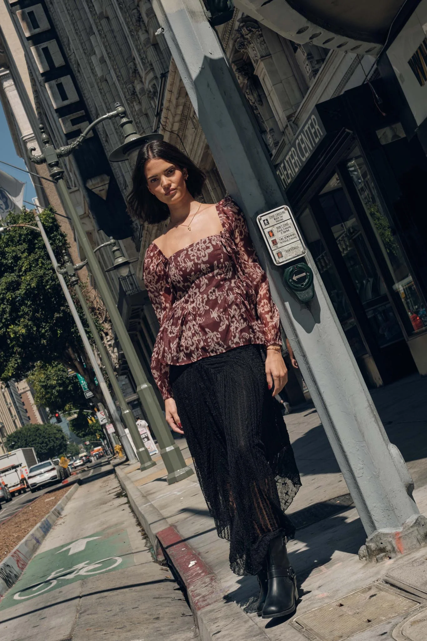 Just Divine Lace Drop-Waist Handkerchief Midi Skirt - Image 9