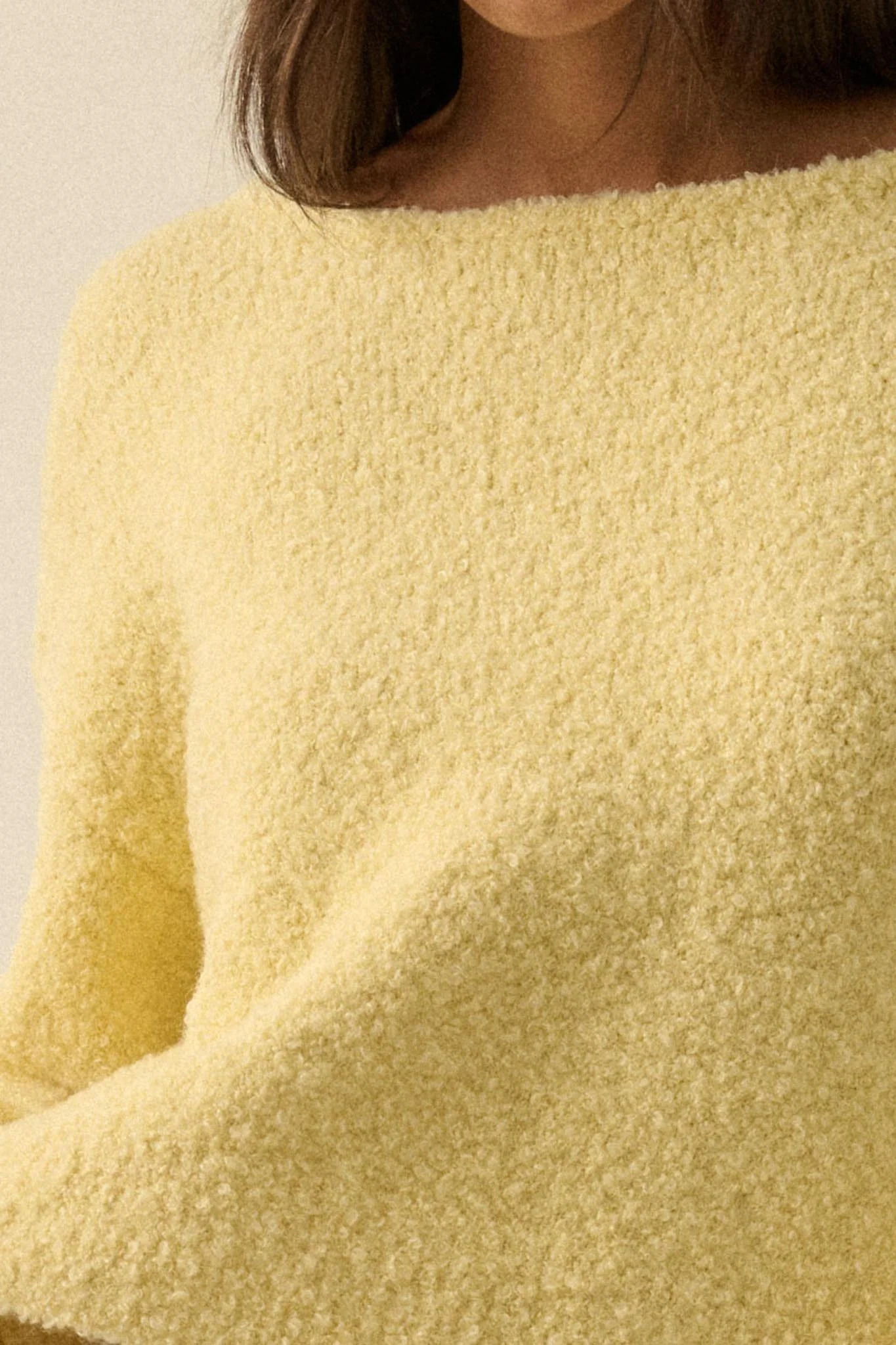 Keep Me Warm Textured Knit Balloon-Sleeve Sweater - Image 14