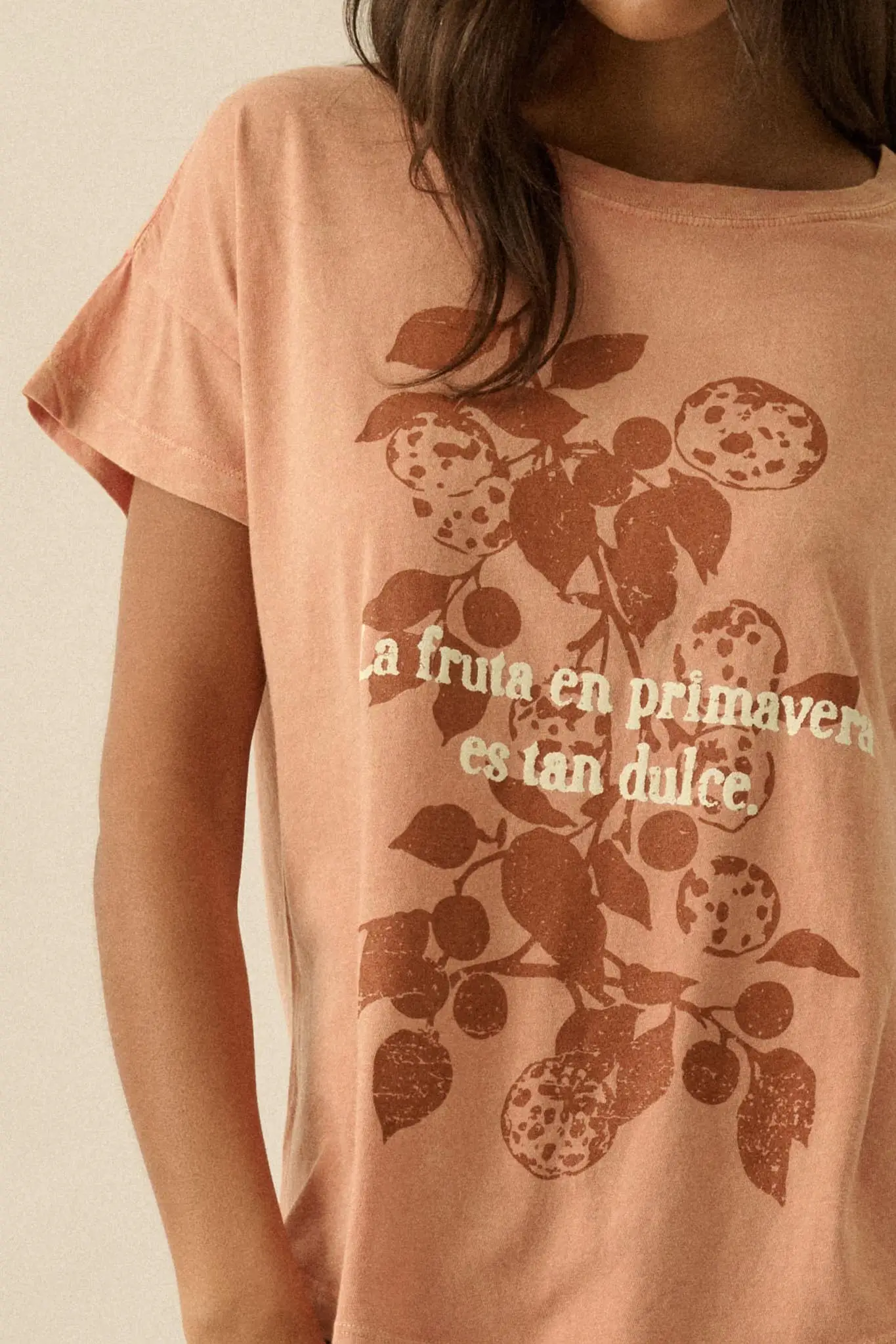 La Fruta Dulce Vintage-Wash Fruit Graphic Tee - Image 5