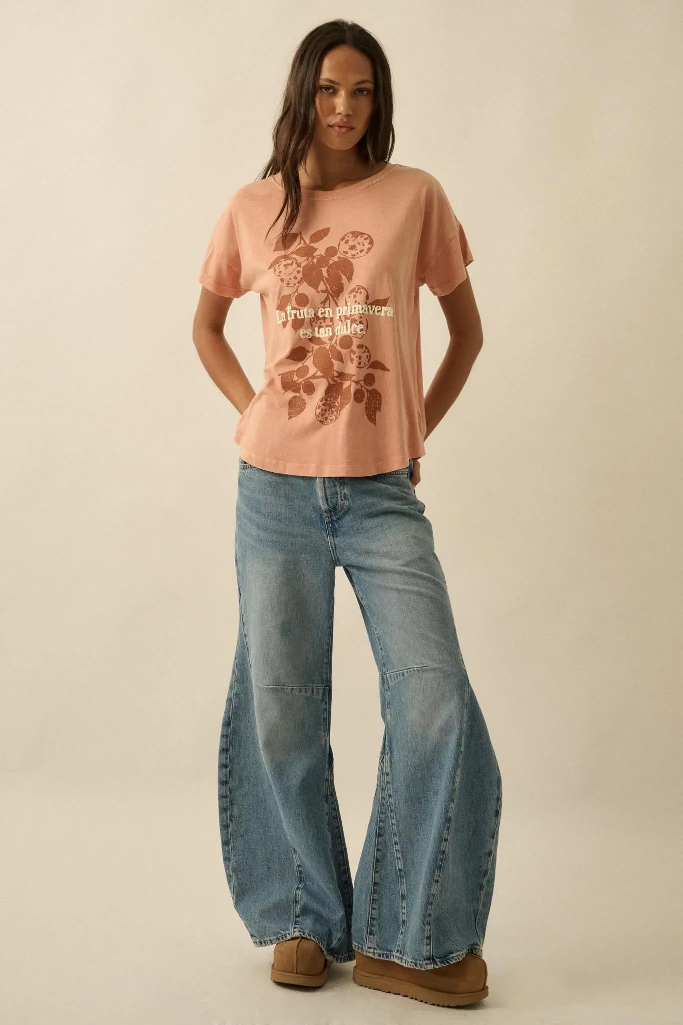 La Fruta Dulce Vintage-Wash Fruit Graphic Tee - Image 6