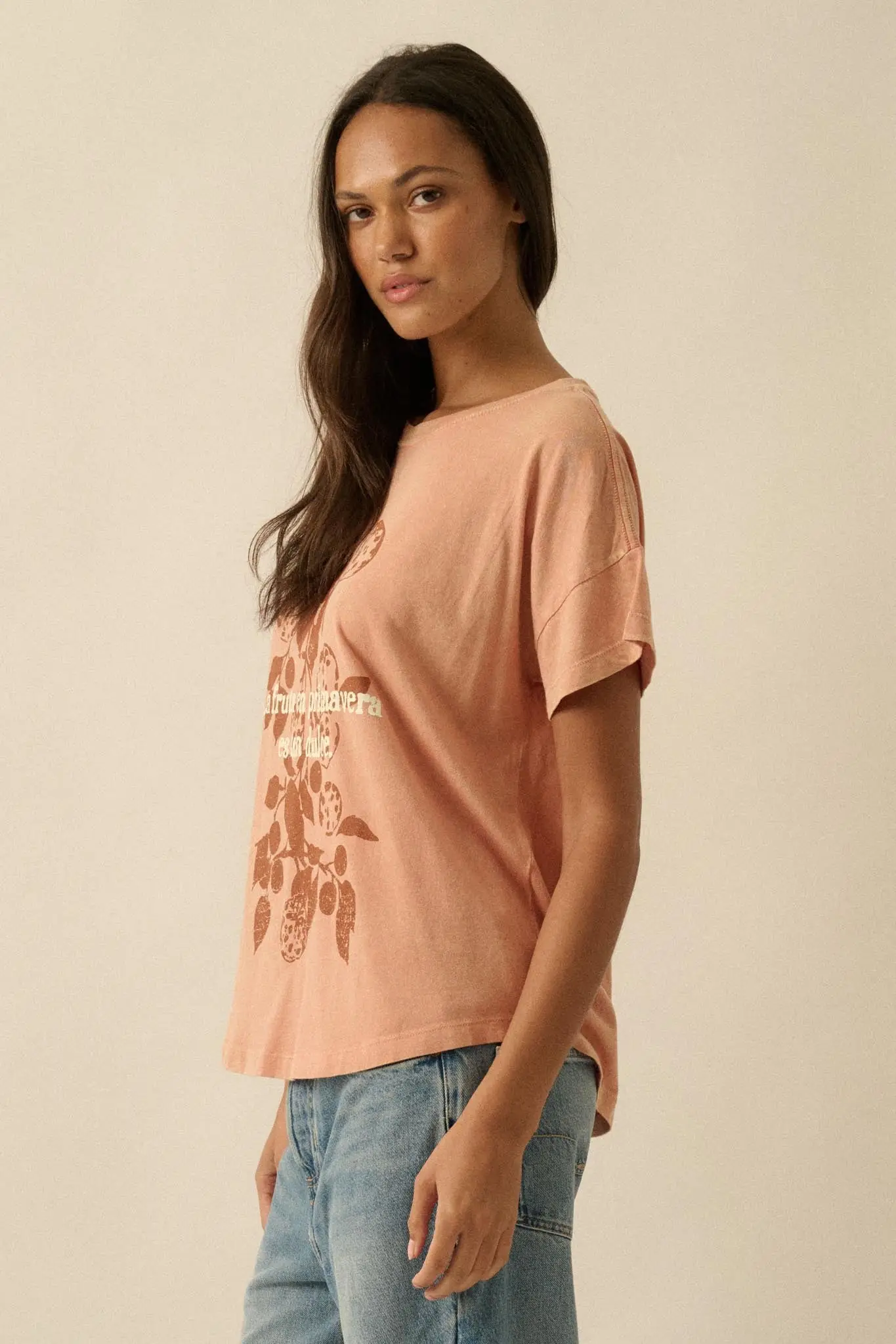 La Fruta Dulce Vintage-Wash Fruit Graphic Tee - Image 7