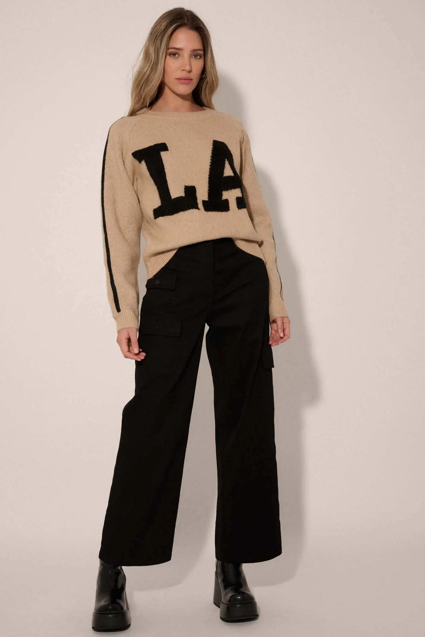 LA Girly Graphic Knit Sweater - Image 3